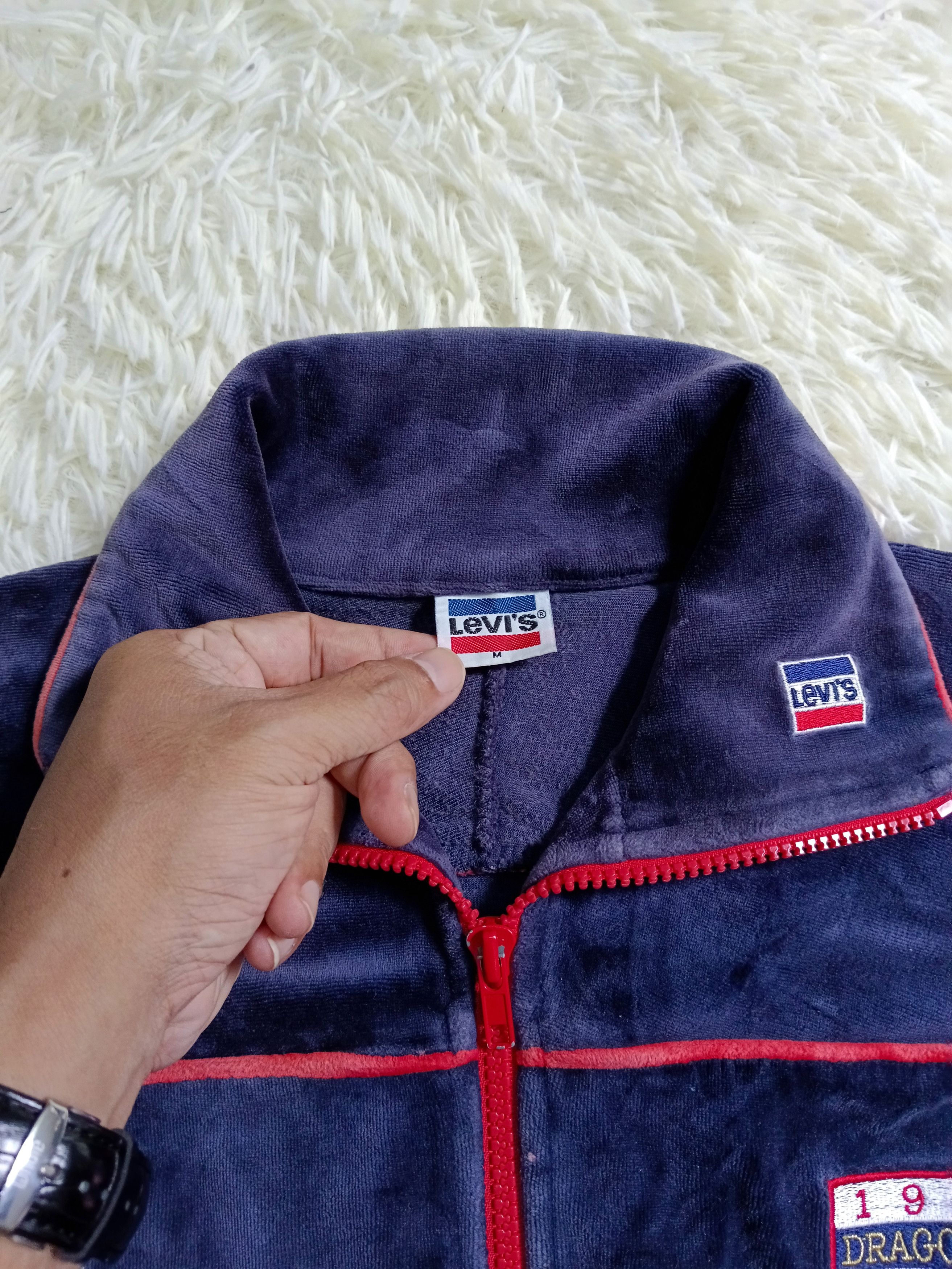 Levi's × USA Olympics × Vintage VINTAGE LEVIS 1999 DRAGON ASH USA COULDUROY JACKET Size M / US 6-8 / IT 42-44 - 9 Thumbnail