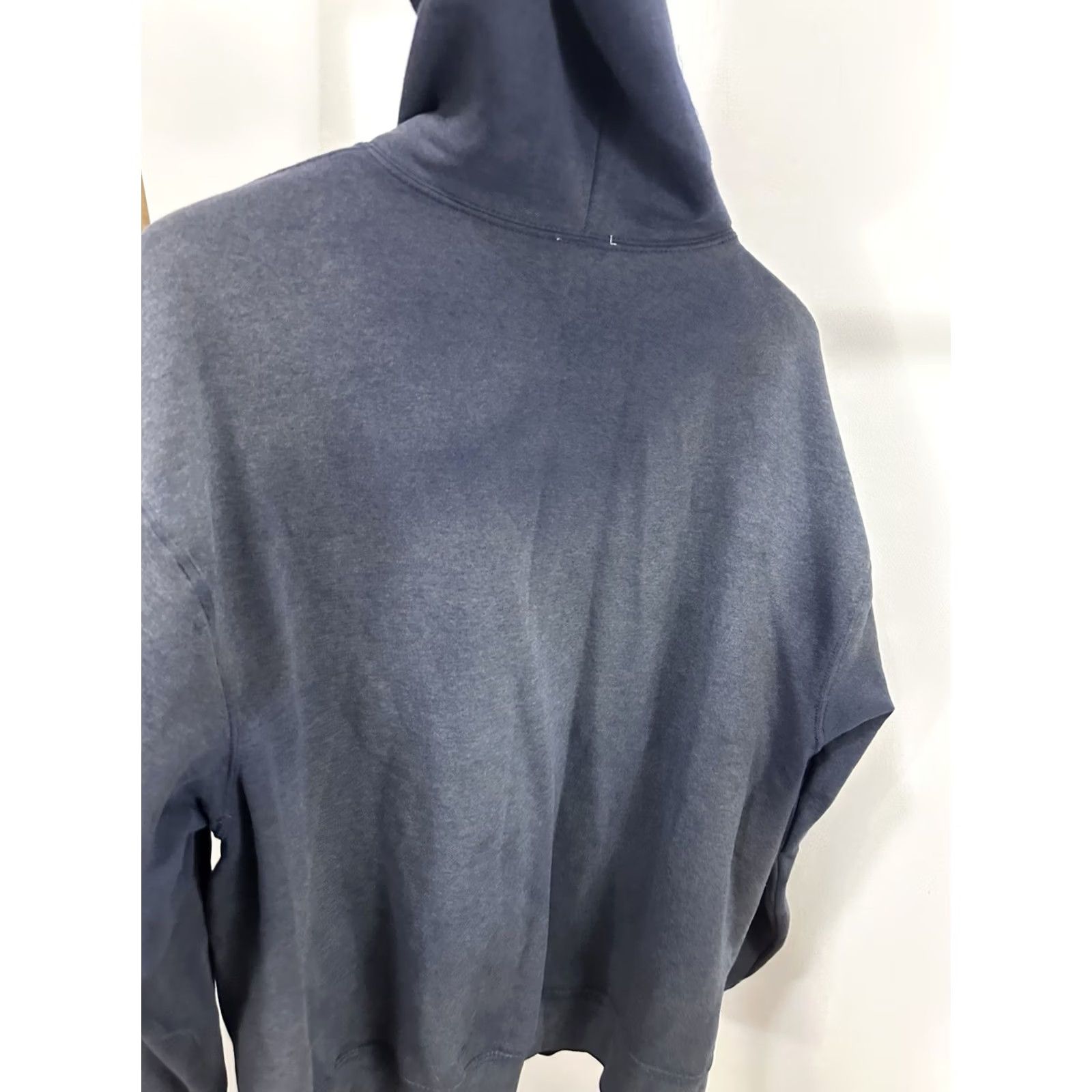 Fruit Of The Loom VINTAGE Fruit of the Loom Hoodie Full Zip Work Worn Faded Grunge Blue Sweatshirt Size L Mens Size US L / EU 52-54 / 3 - 5 Thumbnail