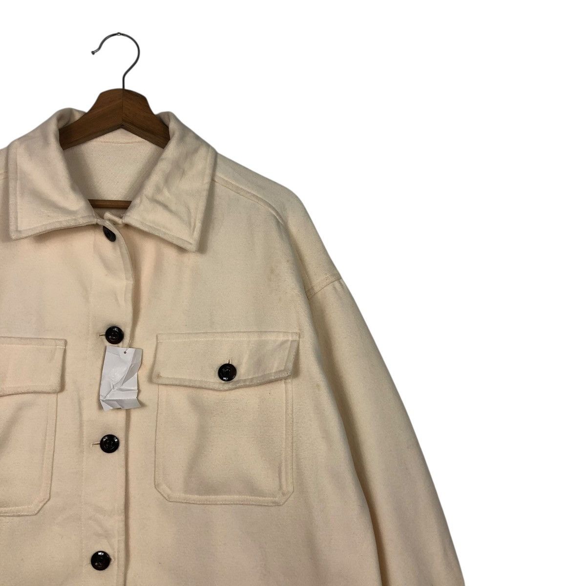 Japanese Brand 🔥VINTAGE WOOL CHORE BUTTON JACKET GU JAPAN ISSEY MIYAKE Size US L / EU 52-54 / 3 - 8 Thumbnail