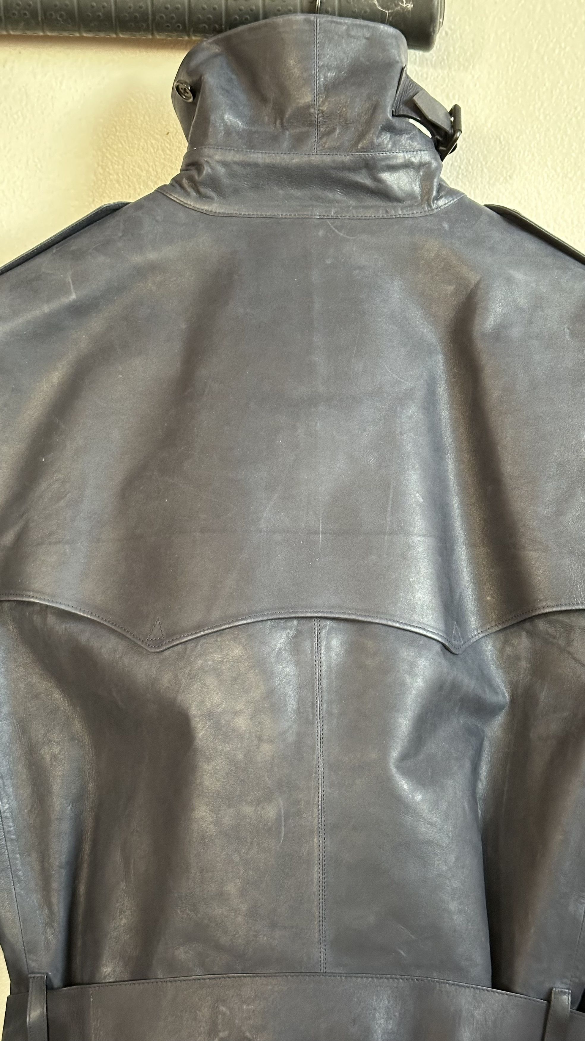 Ralph Lauren RL Black Label Lambskin Trench Italy SP15 Purple Era Size US S / EU 44-46 / 1 - 7 Thumbnail