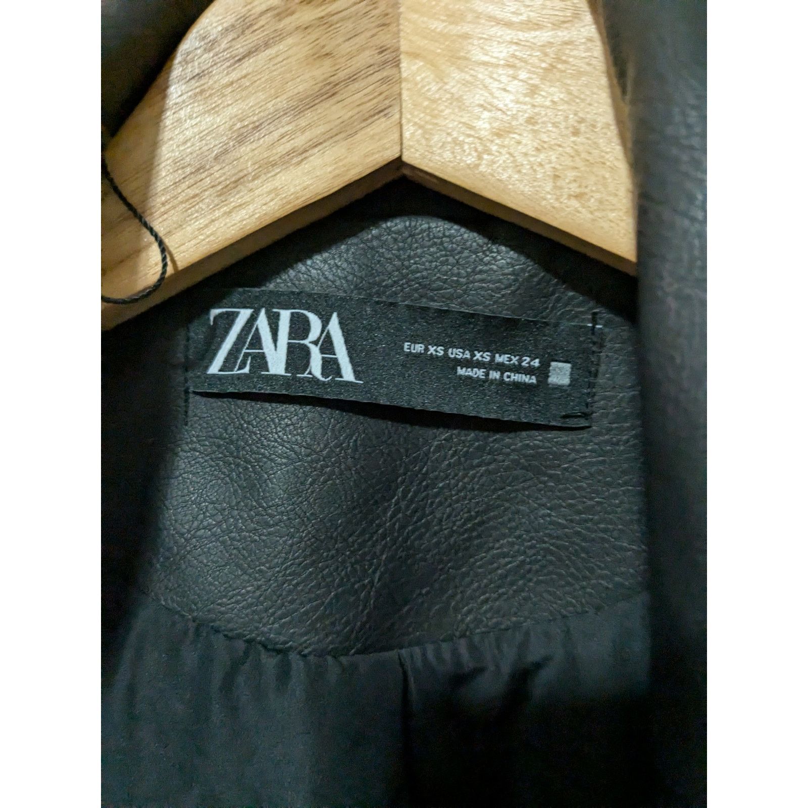 Zara Zara Women - Cropped Biker Jacket / black / XS / NWOT Size XS / US 0-2 / IT 36-38 - 3 Thumbnail