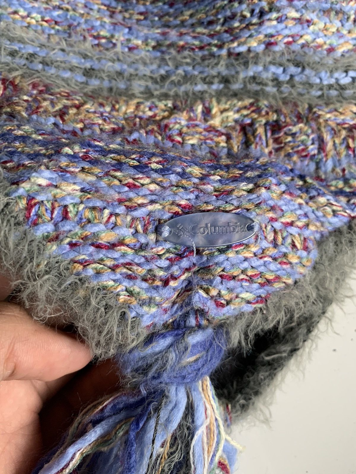 Japanese Brand × Kapital × Vintage Knitted Crochet Columbia Winter Sessions Earflap Rare Hats Size ONE SIZE - 12 Thumbnail