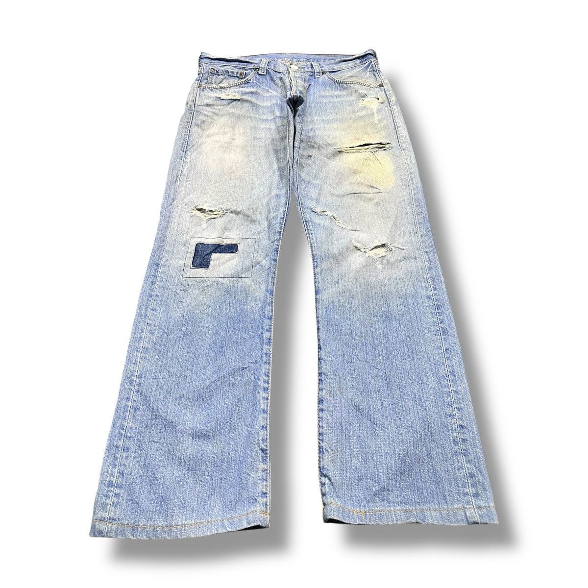 Levis 502 Vintage 90's With Distressed and Baggy Style Faded