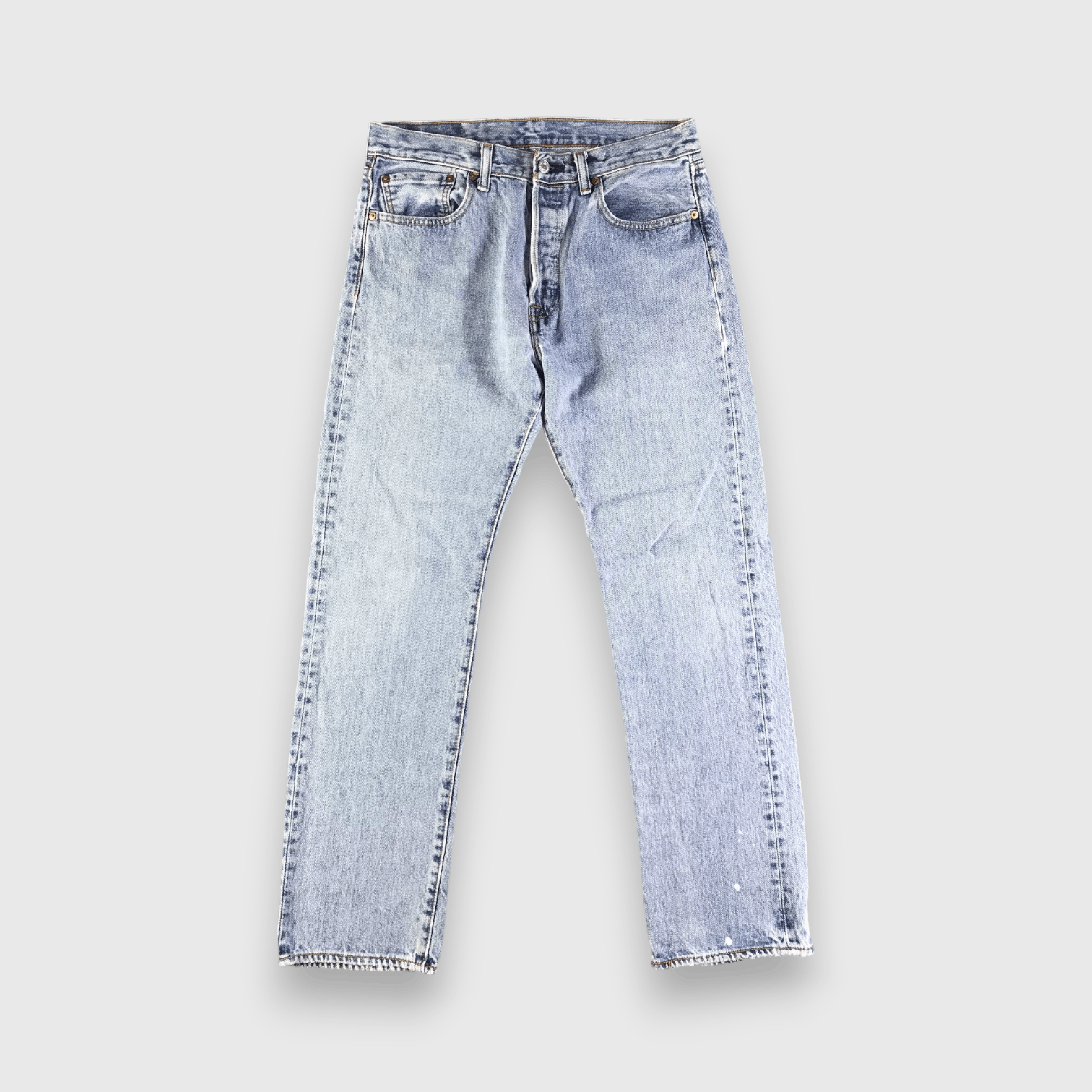 Levi's Vintage Blue Wash Levis 501 Jeans-J3428 Size US 31 - 1 Thumbnail