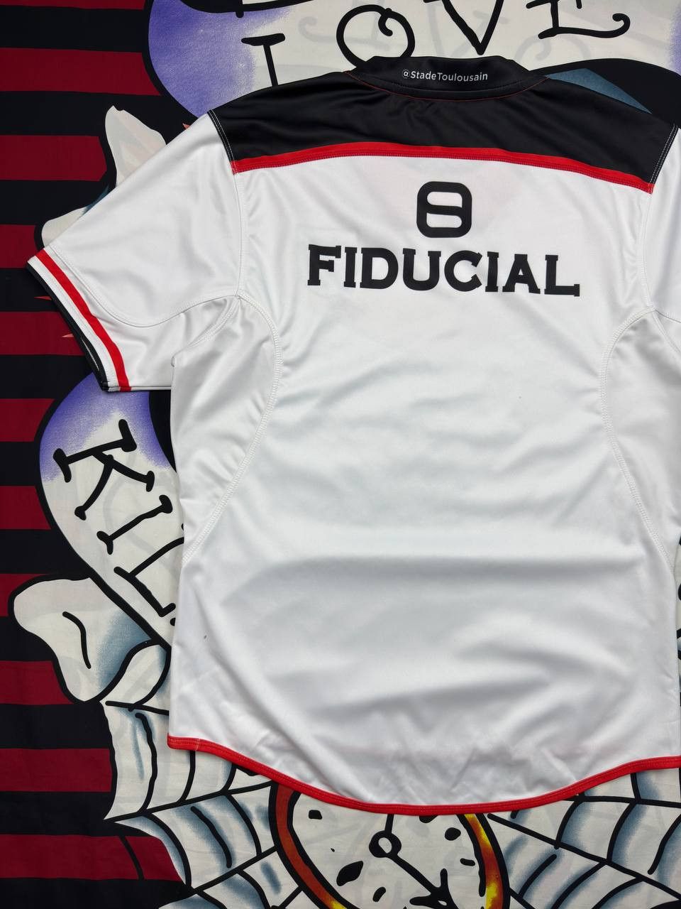 Other BLK Maillot rugby Stade Touluosain Toulouse home Jersey Size US M / EU 48-50 / 2 - 8 Thumbnail