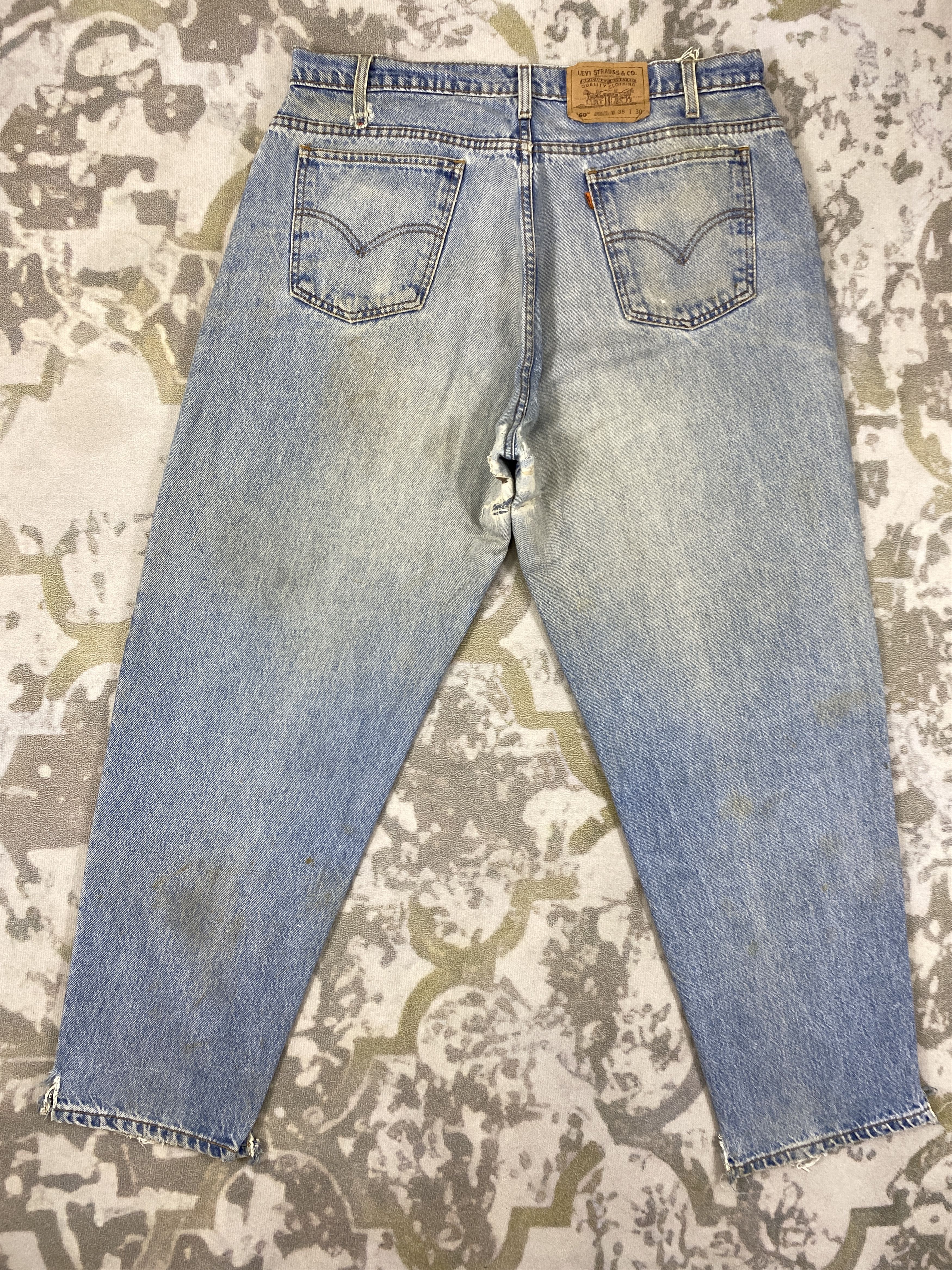 Levi's Light Blue Wash Vintage Levi's 560 38x30.5 Denim -JN1950 Size US 38 / EU 54 - 2 Thumbnail