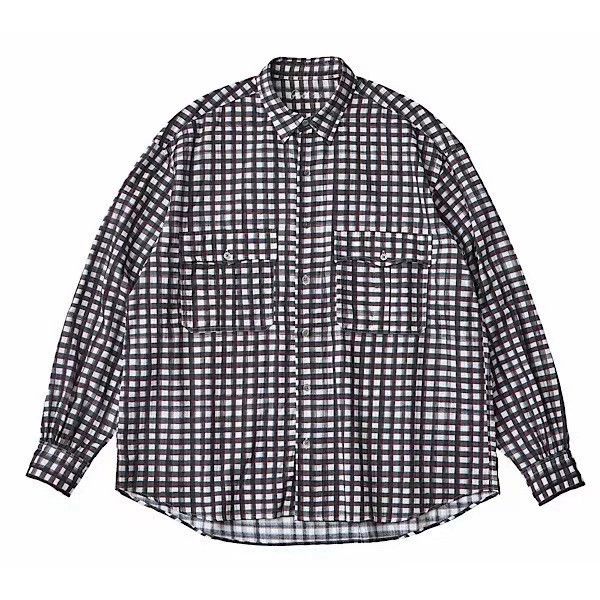 Visvim Porter Classic Roll Up Black Check Shirt Size US XL / EU 56 / 4 - 1 Thumbnail