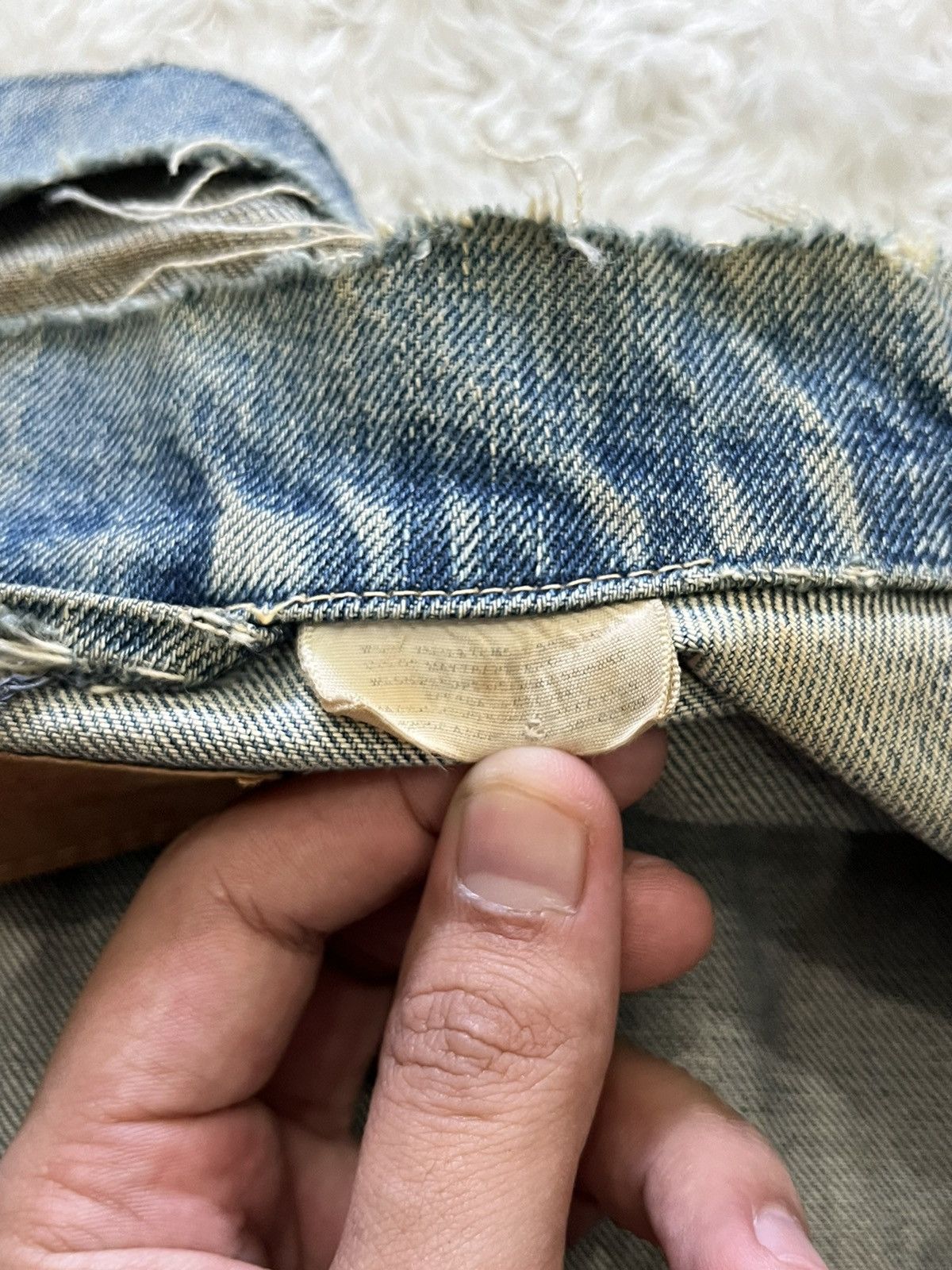Levi's vintage 1960's levis 70505 trucker denim "TRASH" jacket Size US M / EU 48-50 / 2 - 8 Thumbnail