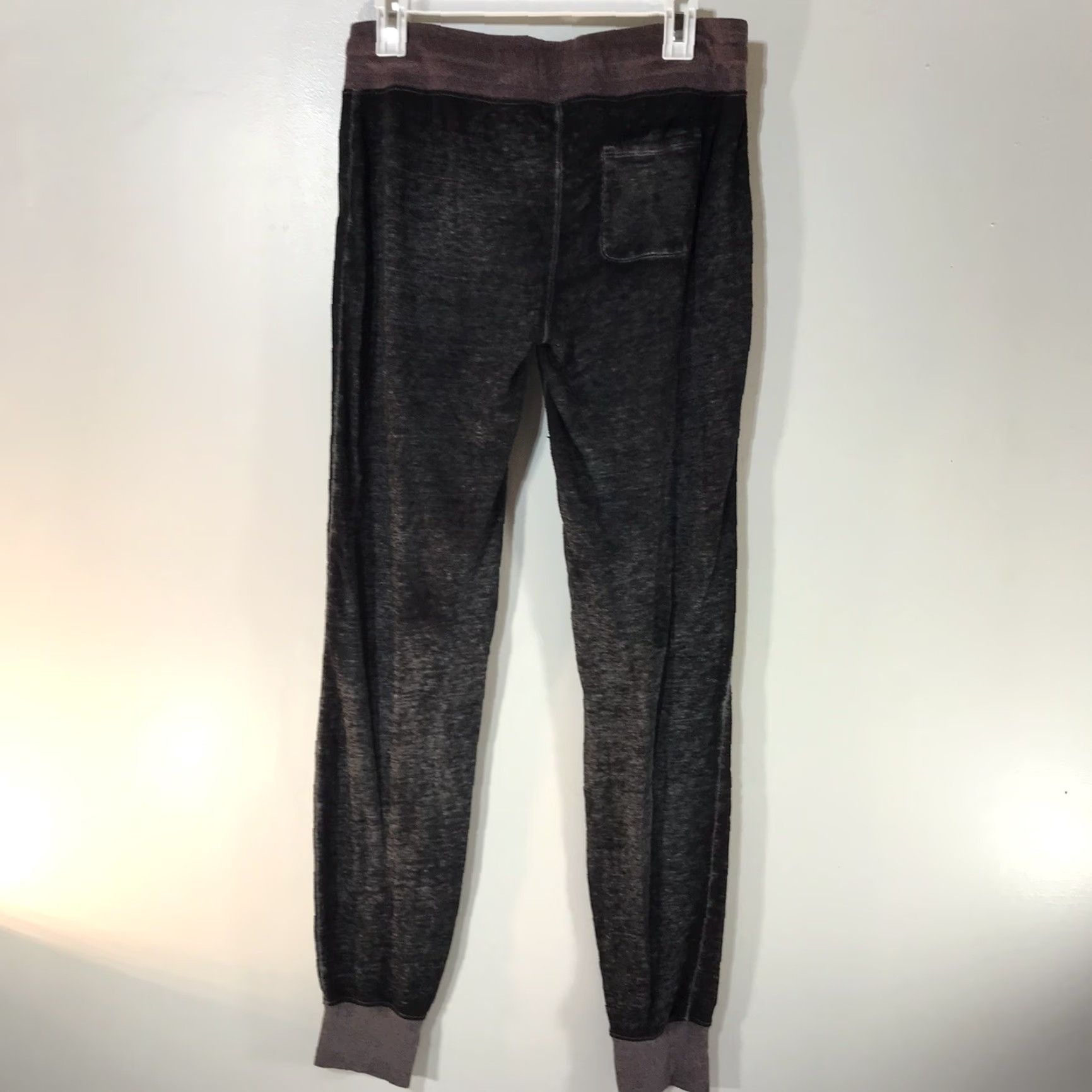 Vintage BCG Lightweight Drawstring Joggers Juniors Size L Blk/Purple Comfort Activewear Womens Size 36" / US 14 / IT 50 - 2 Thumbnail