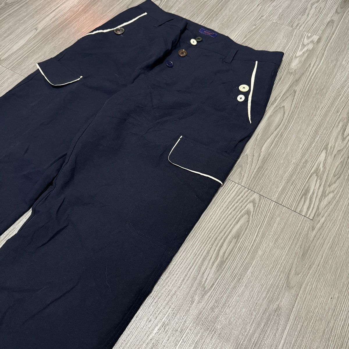 Japanese Brand × Undercover × Vintage Undercover AW 04/05 "BUT BEAUTIFUL" Navy Button Cargo pants Size US 32 / EU 48 - 7 Thumbnail