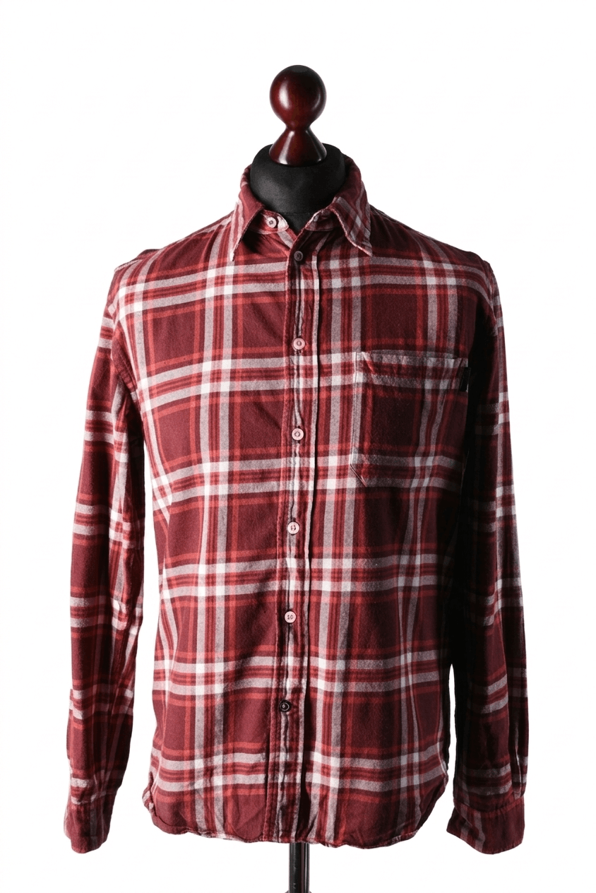 Paul Smith Paul Smith Jeans Plaid Checkered Flannel Tailored Fit Shirt Size US M / EU 48-50 / 2 - 1 Thumbnail