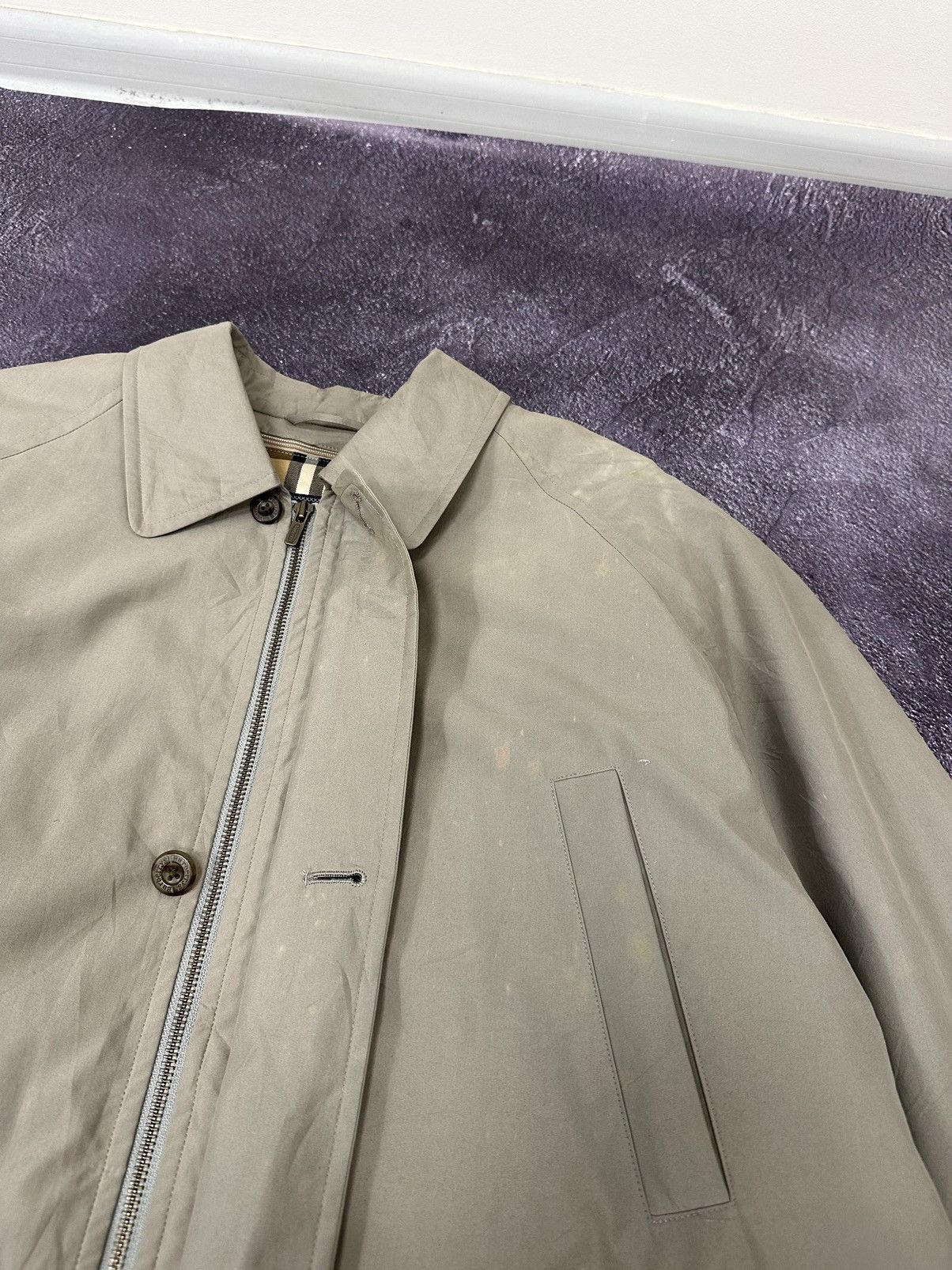 Burberry Vintage Burberry Nova Check Luxury Down Korean Parka Jacket Size US L / EU 52-54 / 3 - 10 Thumbnail