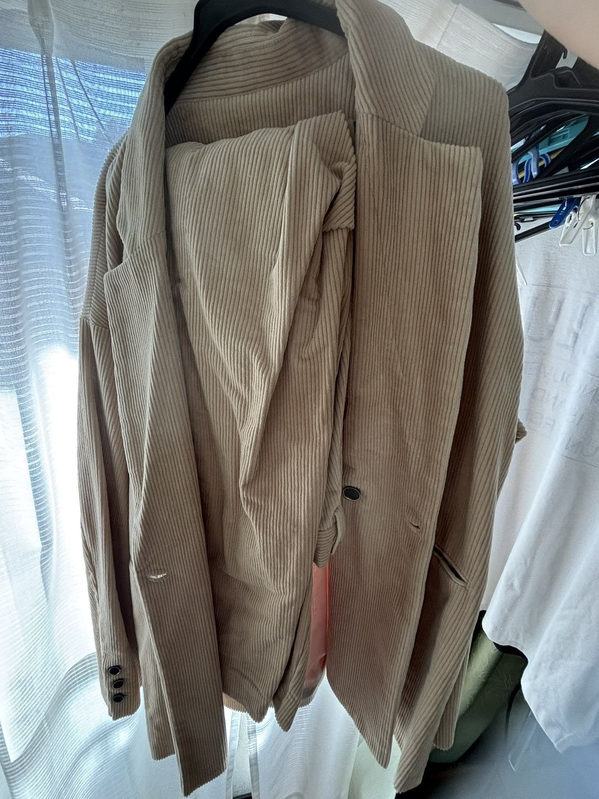 Other Oversized Corduroy Tailored Jacket / Beige Size 40R - 2 Thumbnail
