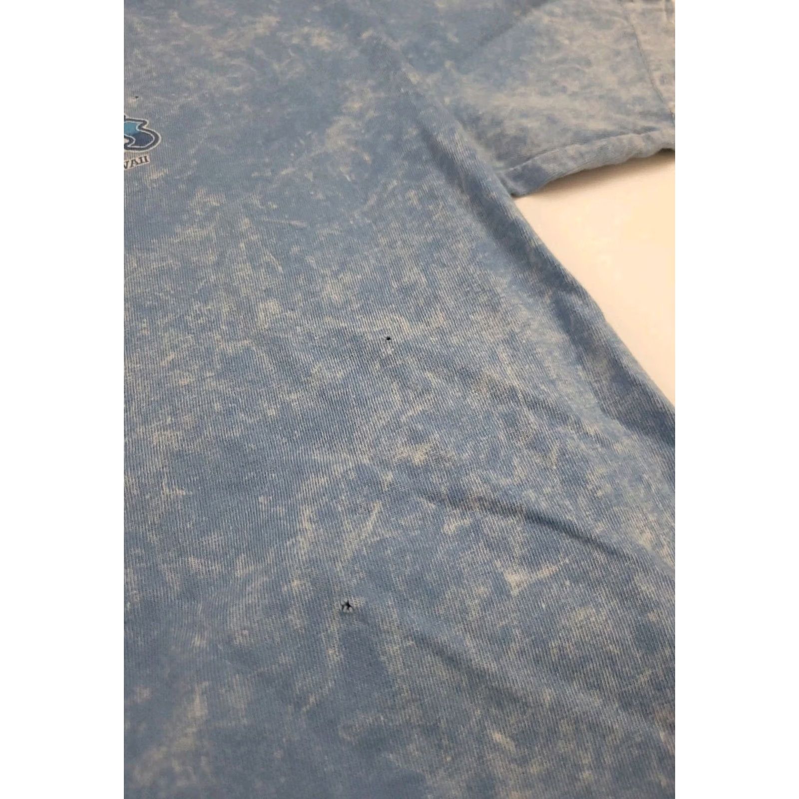 Hanes VINTAGE Y2K Kauai Maui Hawaii Surf T shirt Tie Dye Hanes Blue M Mens Distressed Wide Print Shirt Size US M / EU 48-50 / 2 - 6 Thumbnail