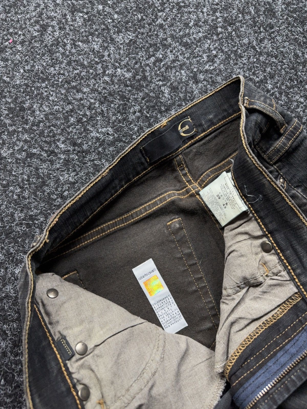 Just Cavalli Archive 00sJust Cavalli Opium Bootcut Jeans Dark Wash W29 Size 29" - 12 Thumbnail