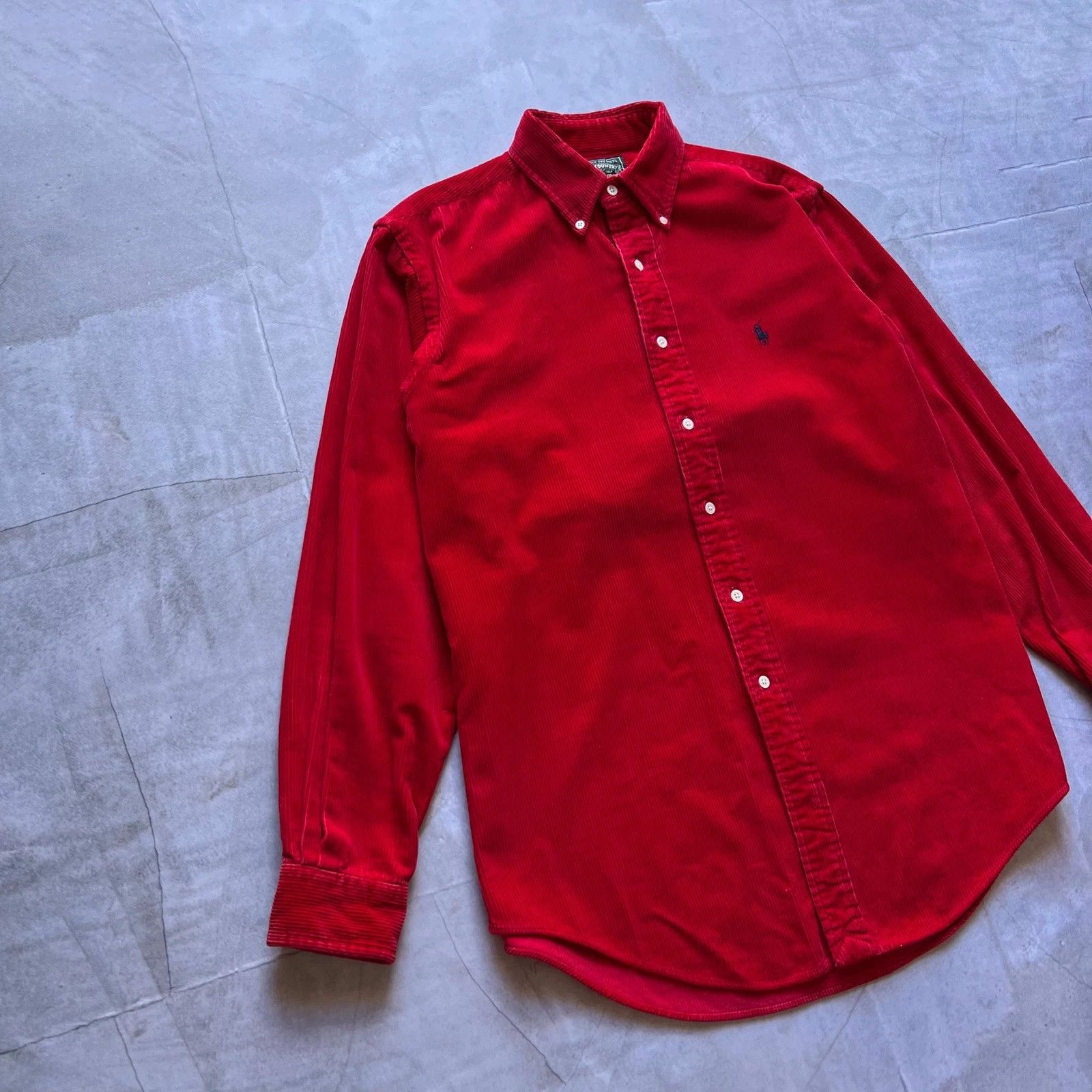 Polo Ralph Lauren vintage 90s Polo Ralph Lauren shirt long sleeve velvet Y2K Size US M / EU 48-50 / 2 - 6 Thumbnail