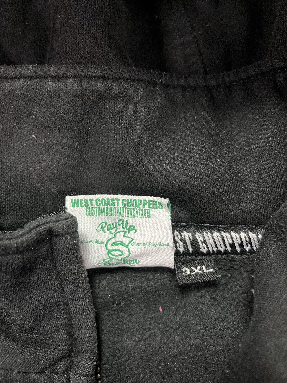 West Coast Choppers 00s West Coast Choppers Spellout Big Logo Hoodie XXL Rare Size US XXL / EU 58 / 5 - 10 Thumbnail