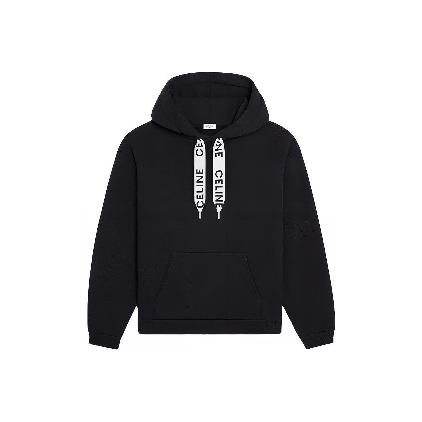 Celine Celine Logo Drawstring Hoodie Size XL Size US XL / EU 56 / 4 - 1 Thumbnail