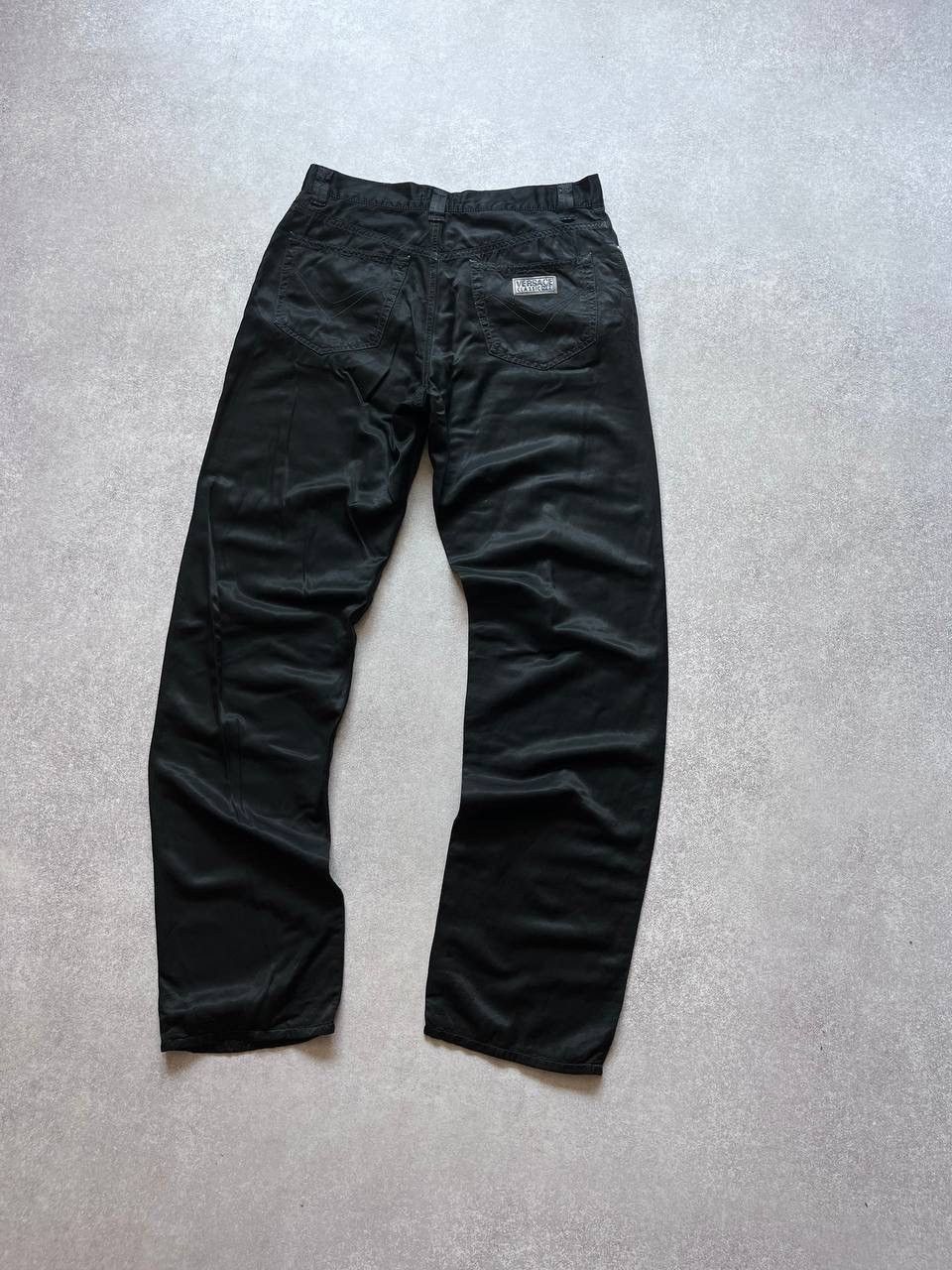 Versace Vintage Versace Silk Baggy Pants Y2K 34 + Dolce Embroidery Size US 34 / EU 50 - 7 Thumbnail