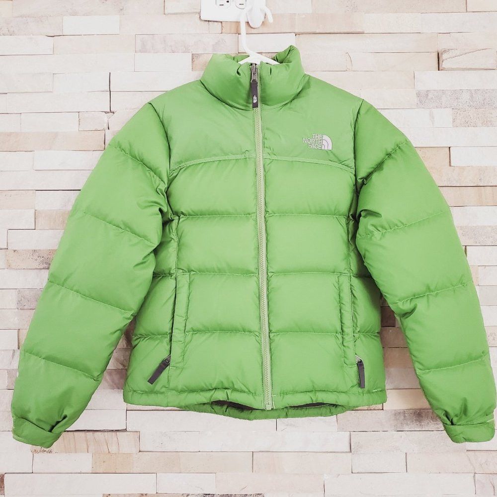 image of The North Face North Face Womens Small Green Retro Nuptse 700 Goose Down P