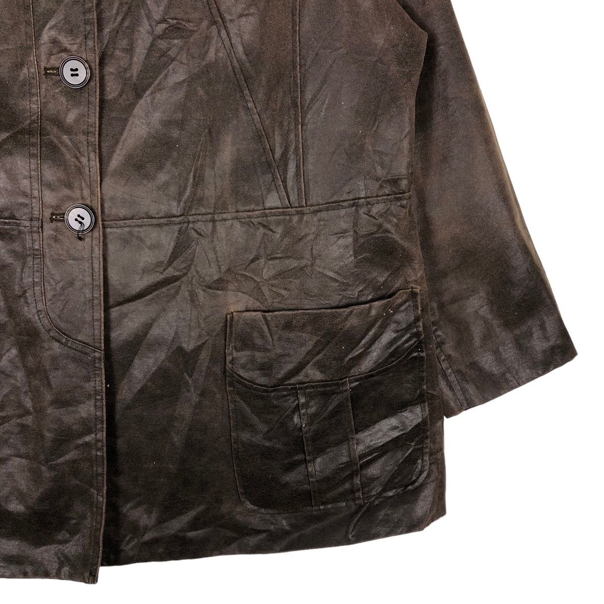Hysteric Glamour 🔥Vintage Leather Jacket Biker Candy House Japan Rare Design Size US M / EU 48-50 / 2 - 5 Thumbnail