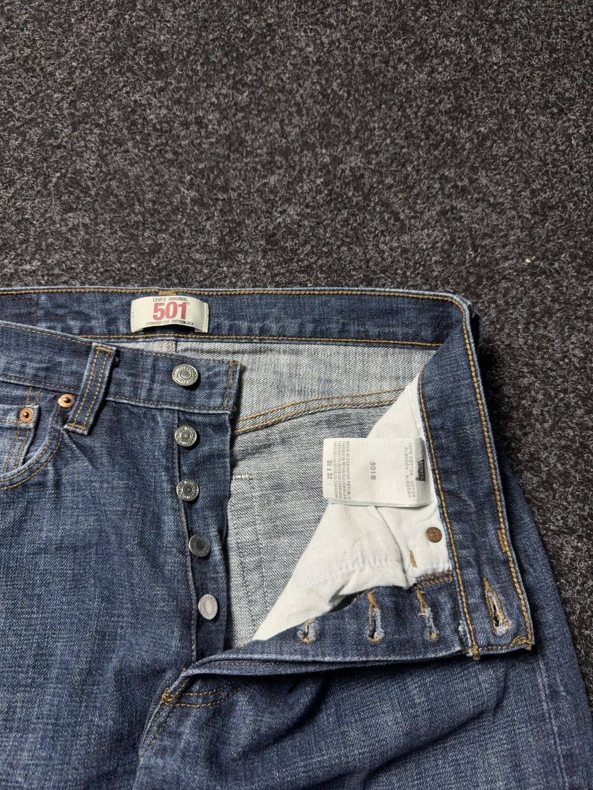 Levi's Levi’s Western Cowboy USA 501 Button Straight Jeans W31 L30 Size US 31 - 7 Thumbnail