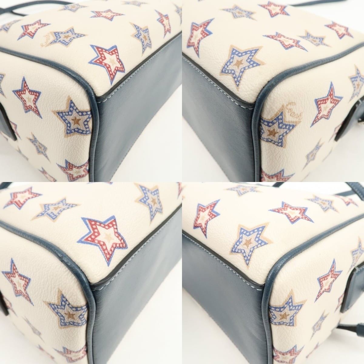 Coach Coach Star Print Mini Bennett PVC Shoulder Bag White Size ONE SIZE - 5 Thumbnail