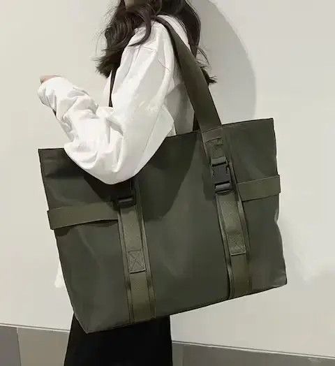 Japanese Brand Fashion punk waterproof buckle tote bag aesthetic Size ONE SIZE - 4 Thumbnail