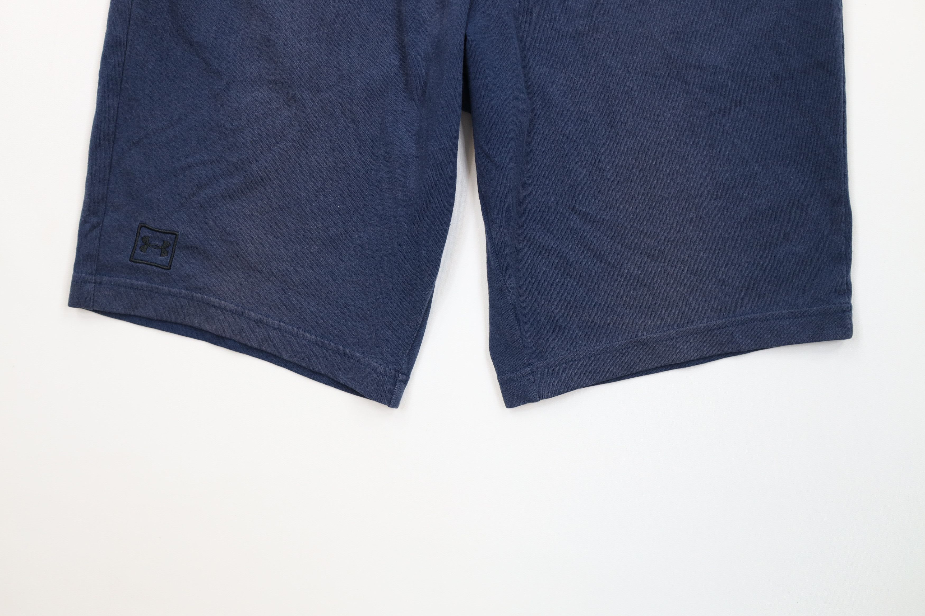 Under Armour Under Armour Faded Above Knee Sweatpants Shorts Navy Blue Size US 32 / EU 48 - 4 Thumbnail