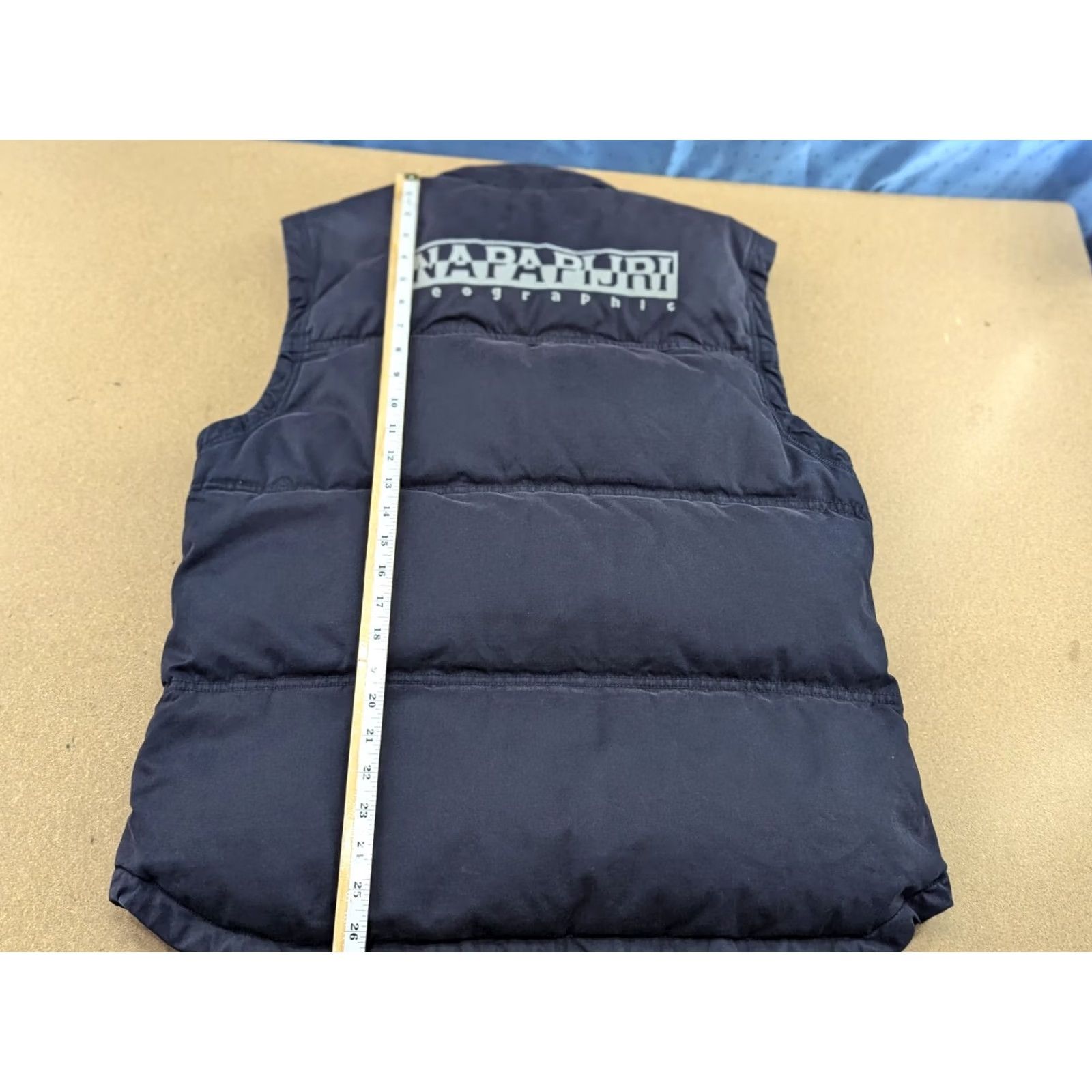 Napapijri Napapijri Vest Mens Size L Blue Duck Down Full Zip Puffer Jacket Large Casual Clothing Gilet Size US L / EU 52-54 / 3 - 6 Thumbnail