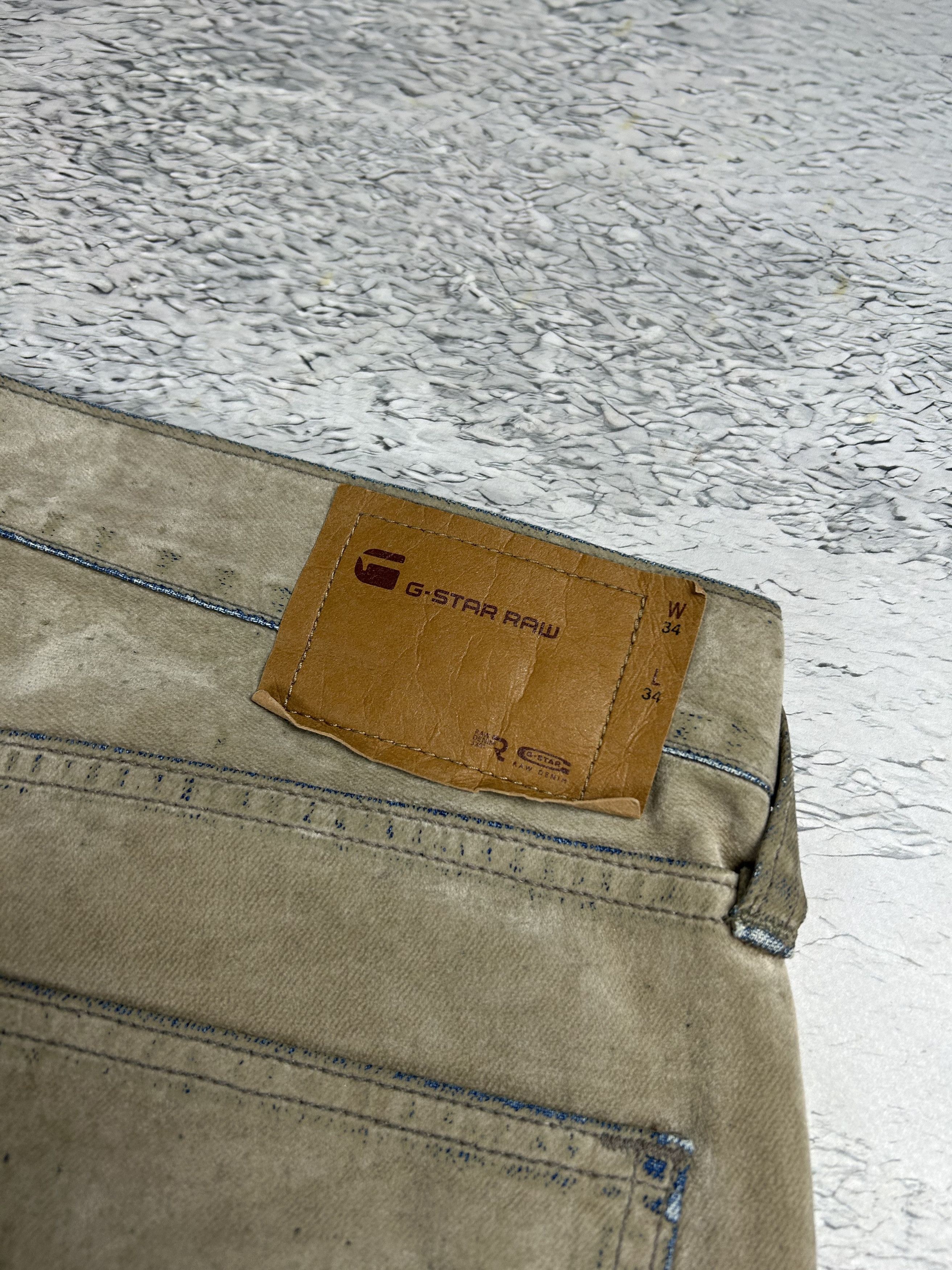 G-Star G Star Raw denim vintage jeans Suede baggy y2k Size US 34 / EU 50 - 6 Thumbnail