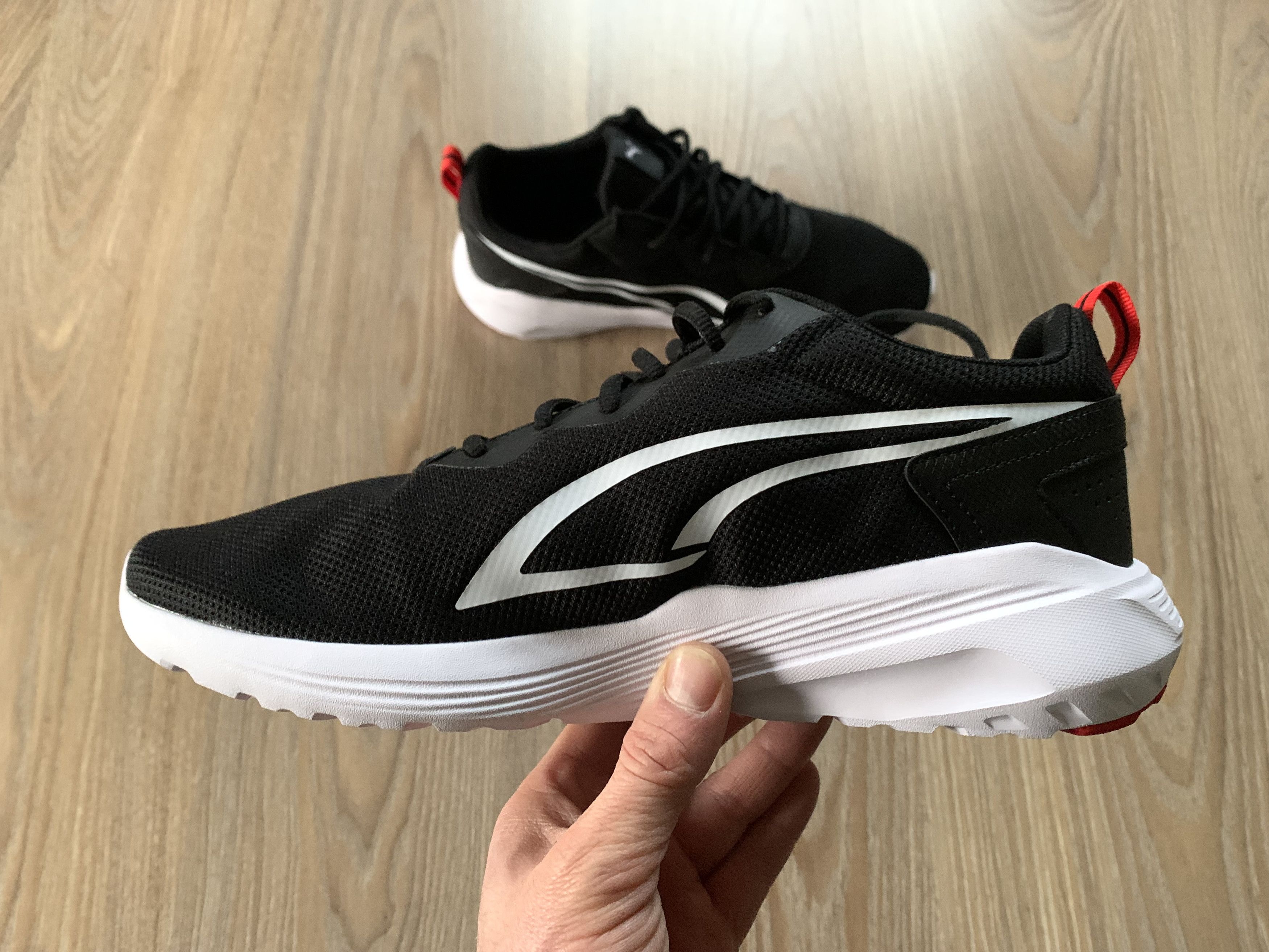 Puma Mens Puma All-Day Active Black White Sneakers Size US 9 / EU 42 - 5 Thumbnail