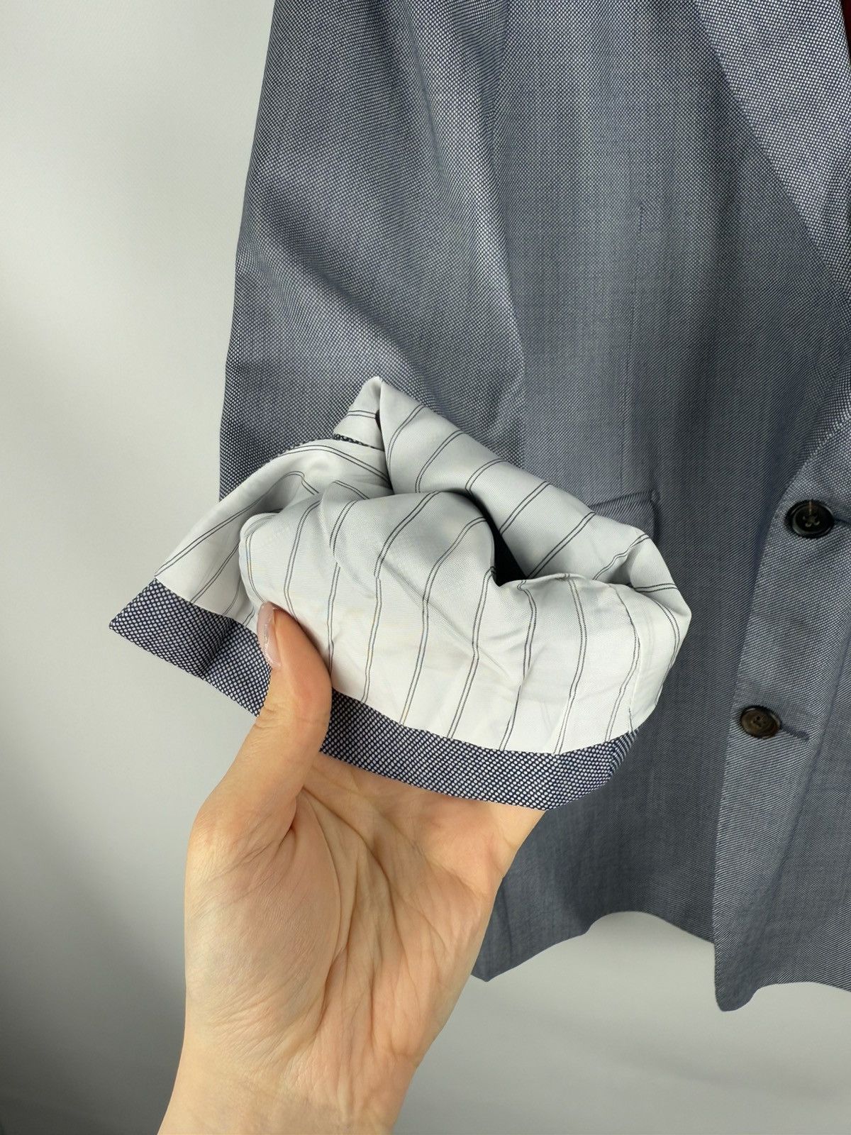 Suitsupply × Vitale Barberis Canonico Suitsupply Vitale Barberis Canonico Men’s Wool Blazer Jacket Size 42R - 11 Thumbnail
