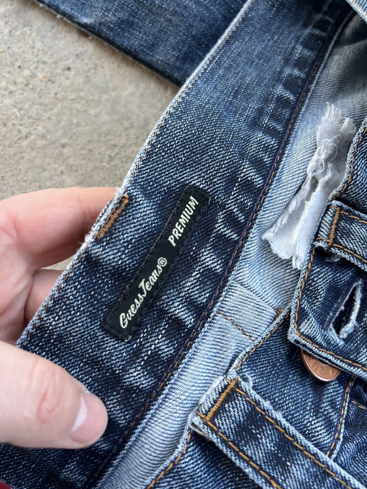 Guess Vintage Guess Premium Jeans Size 30" / US 8 / IT 44 - 6 Thumbnail