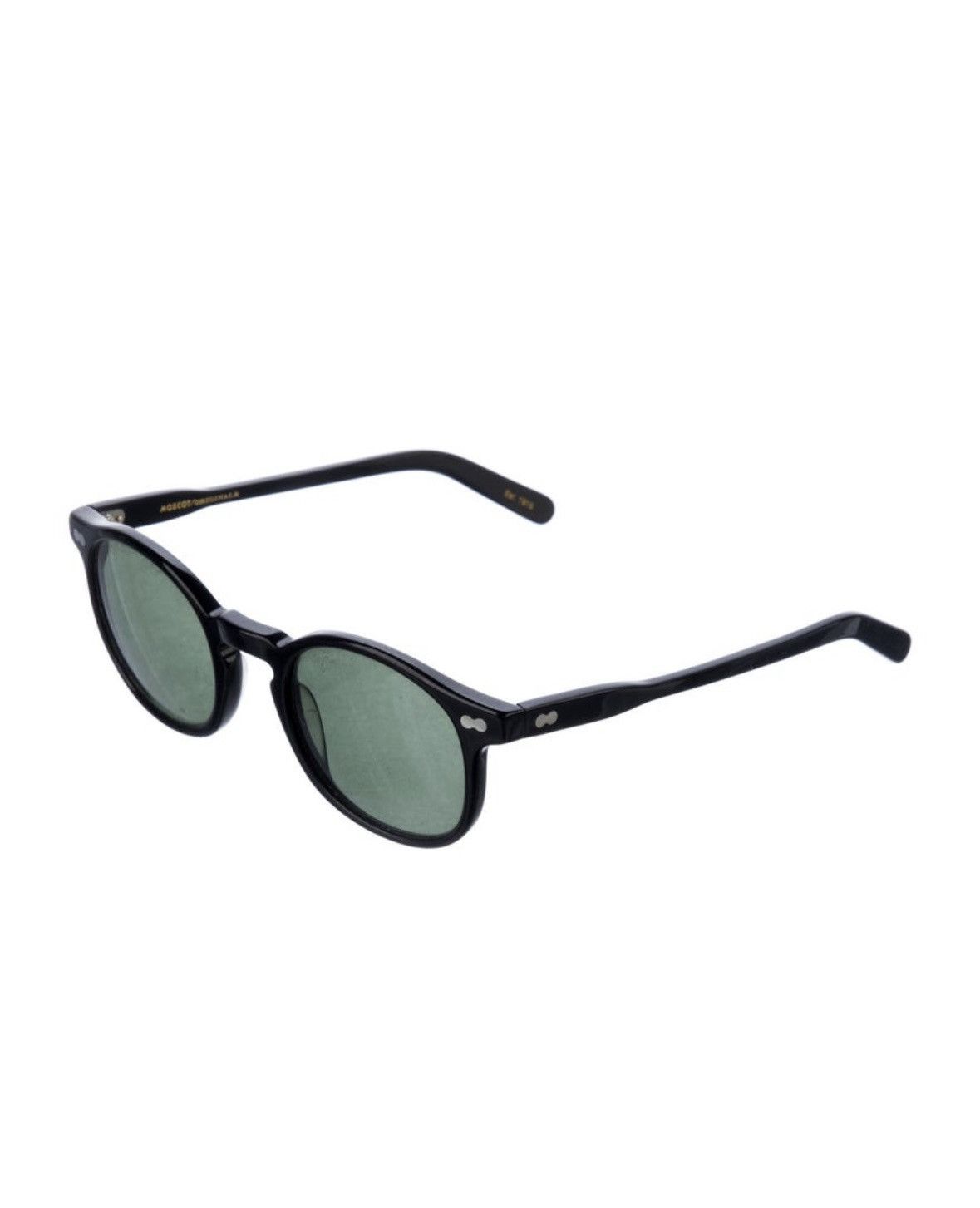 Moscot Black Tinted Round Sunglasses Size 46
