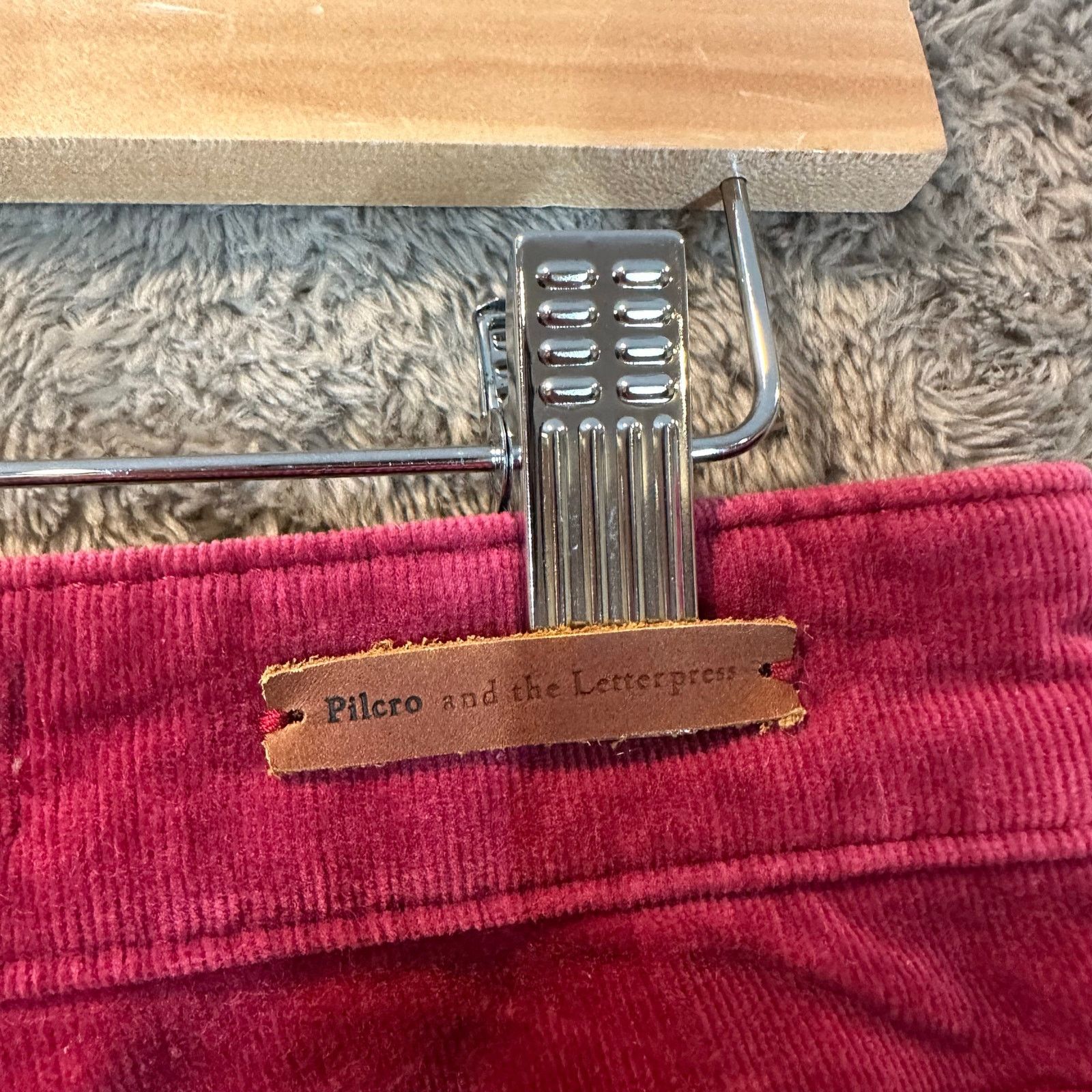 Anthropologie Pilco Anthropologie Patch Pocket Cords Corduroy Pants 30 Red Size 30" / US 8 / IT 44 - 5 Thumbnail