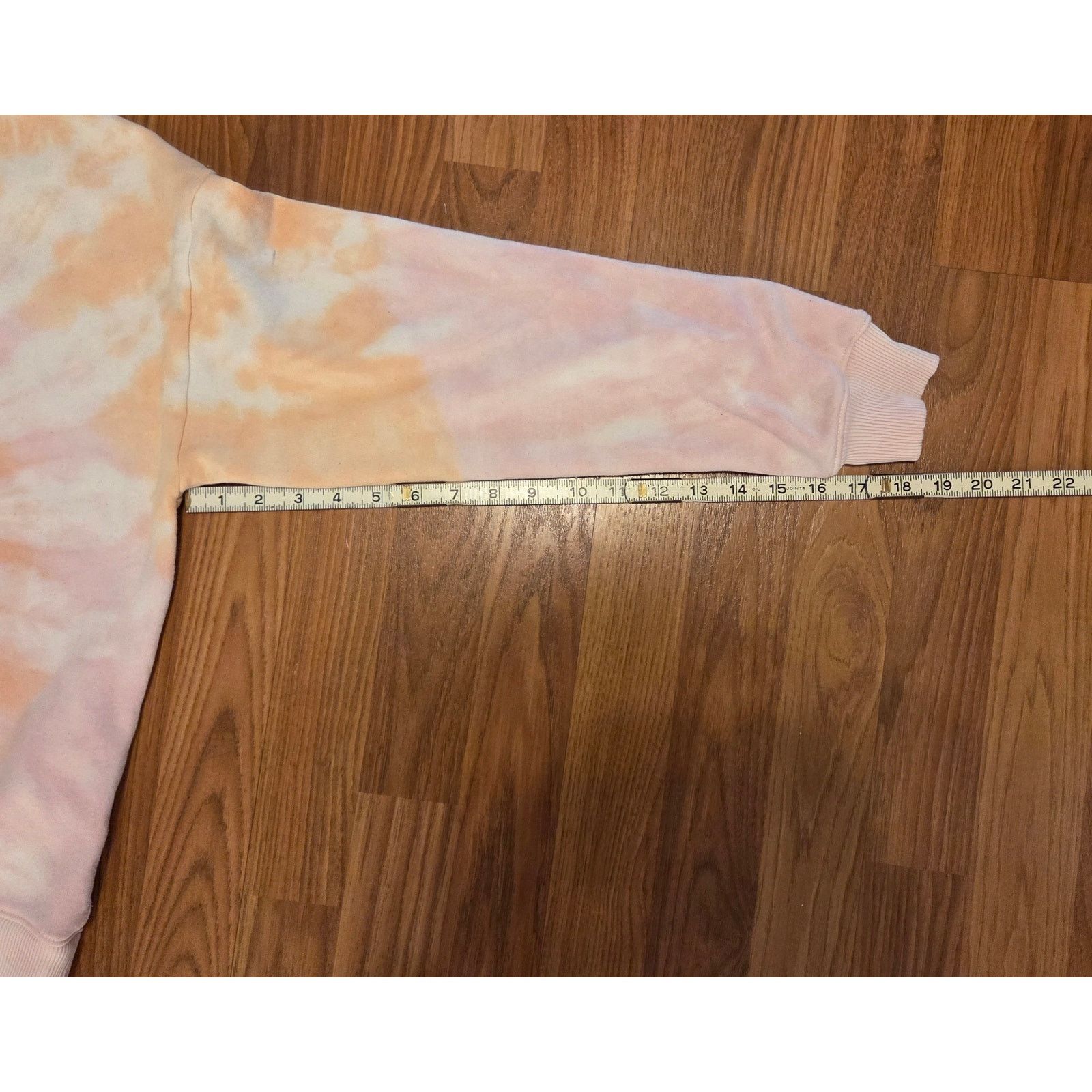 American Eagle Outfitters American Eagle Blush Pink Tie-Dye Pullover - Women's L Size L / US 10 / IT 46 - 6 Thumbnail