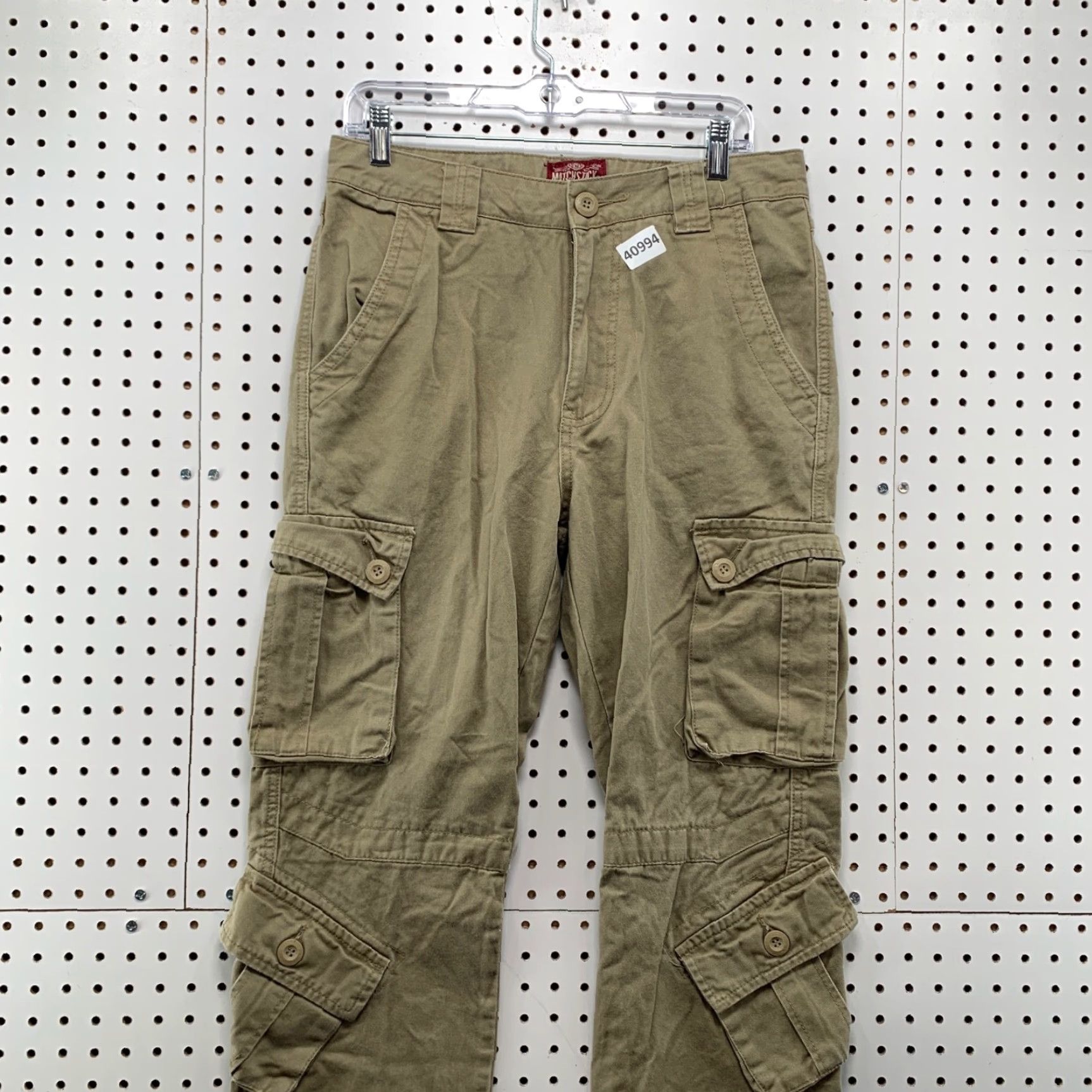 Vintage VINTAGE Matchstick Cargo Pants Mens Size 30 Brown Utility Skater Relaxed Fit 32x29.5 Size US 30 / EU 46 - 3 Thumbnail