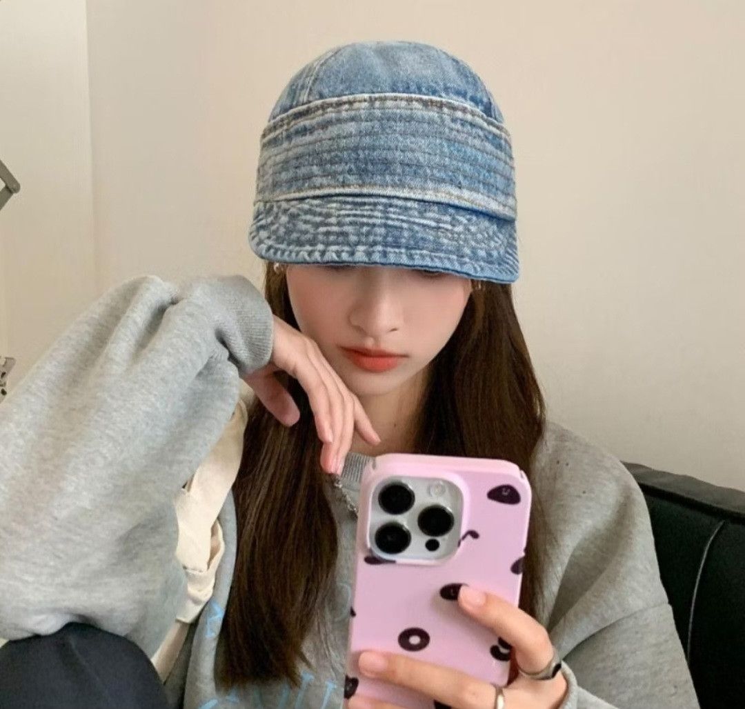 Japanese Brand 🔥Japanese style harajuku light blue kapital inspired cap Size ONE SIZE - 3 Thumbnail