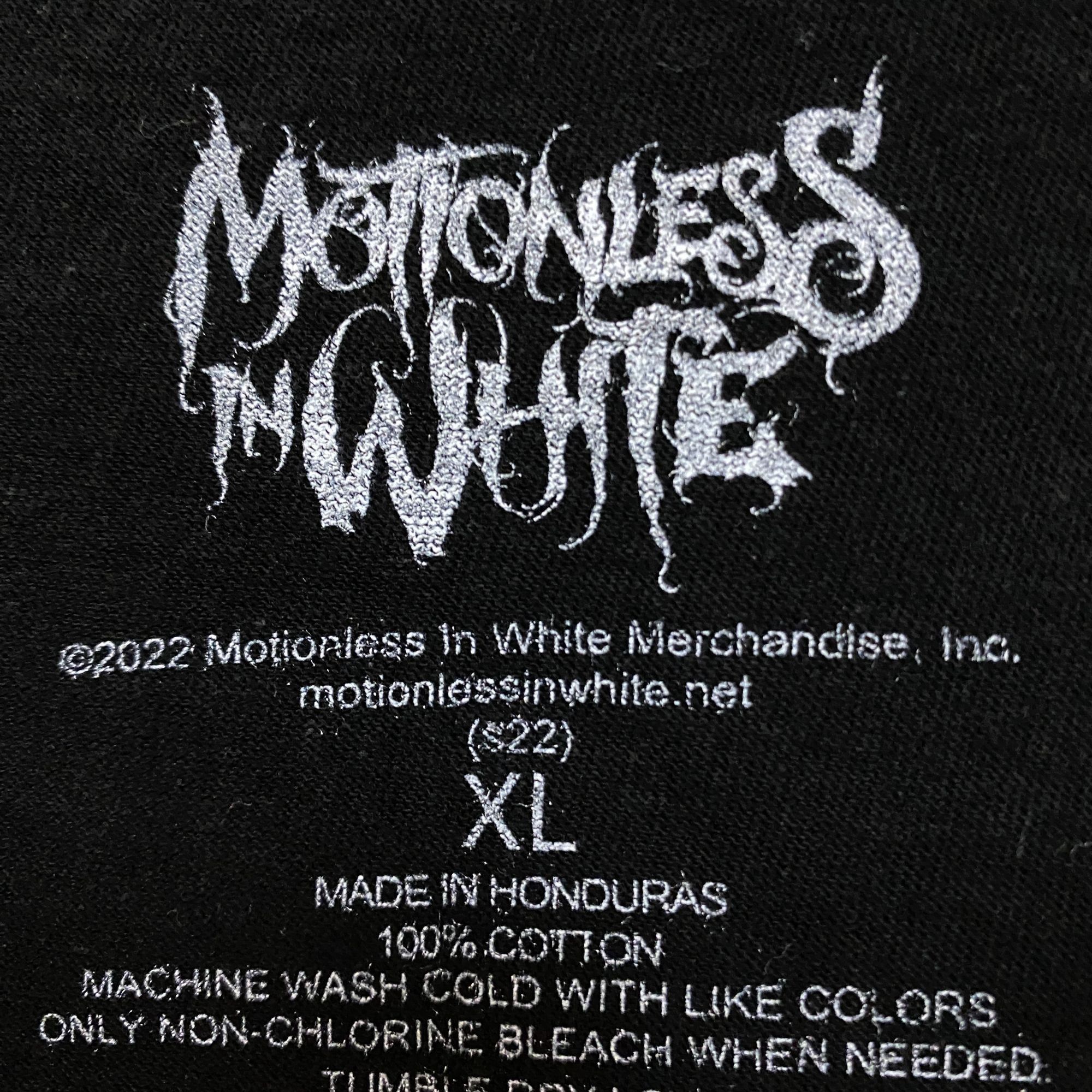 Band Tees Motionless in White Rock Band Tshirt size Extra Large Size US XL / EU 56 / 4 - 4 Thumbnail