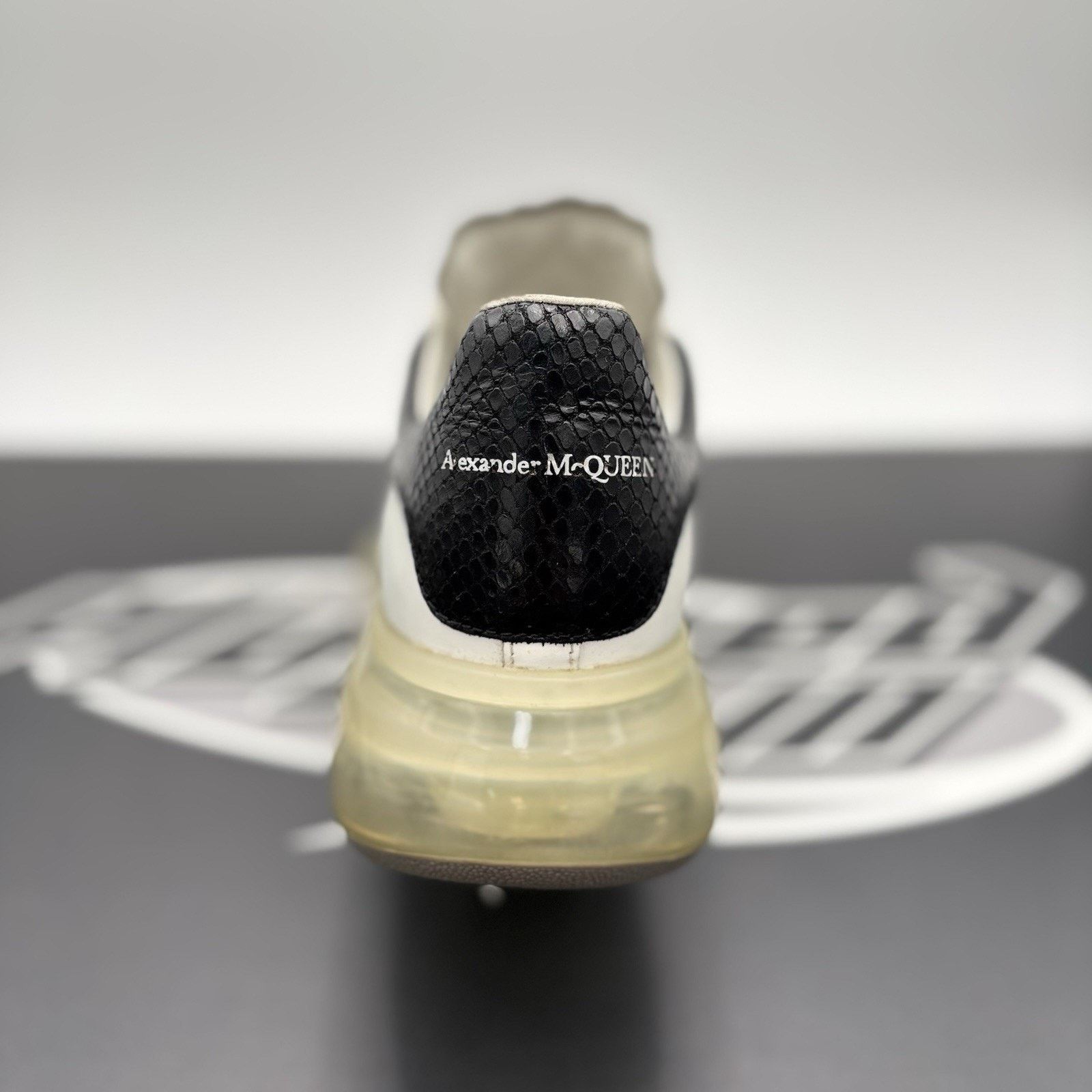 Alexander McQueen Alexander McQueen ' Transparent Sole, Snakeskin ' GREAT COND Size US 9 / EU 42 - 12 Thumbnail