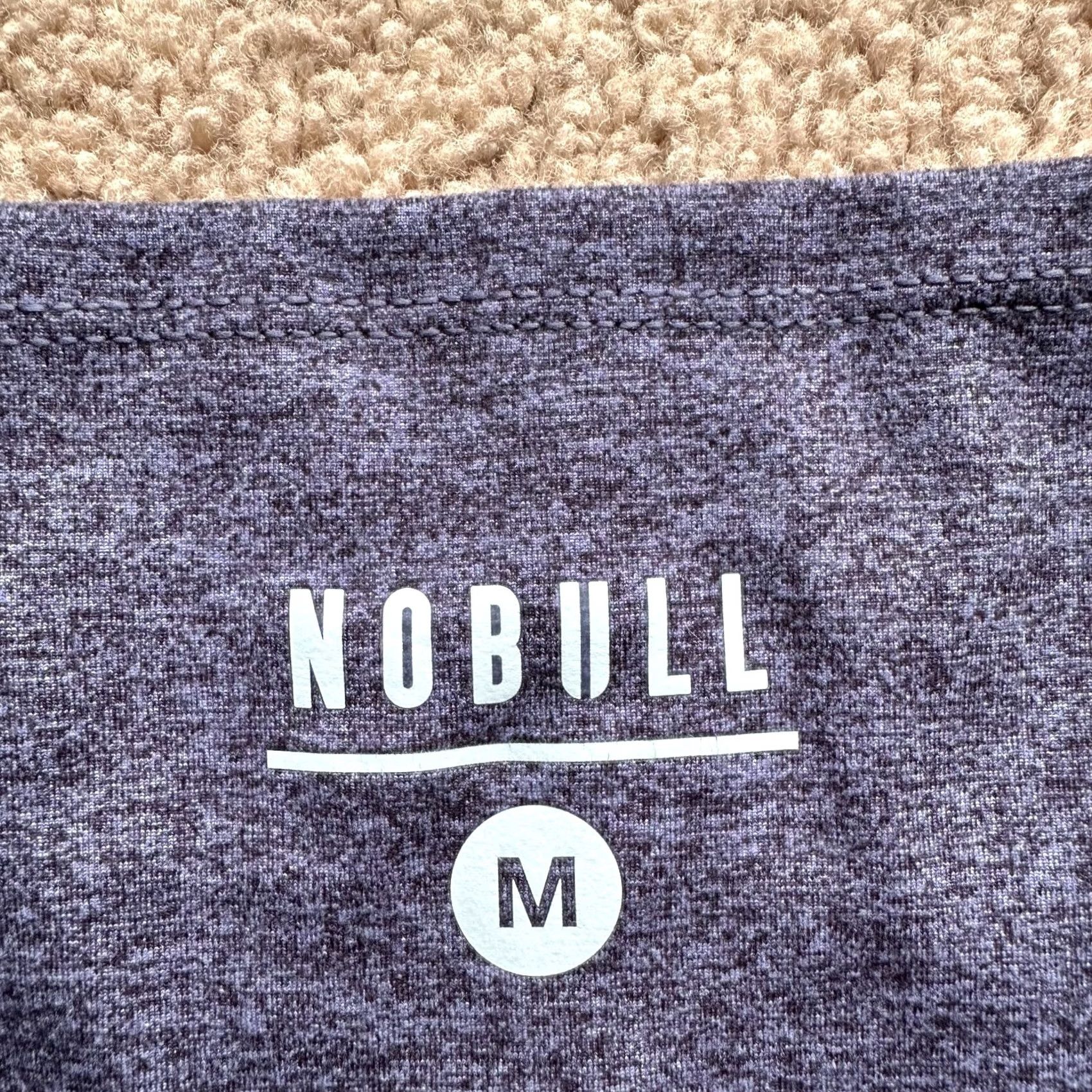 Vintage NOBULL Leggings Womens Medium Blue Athleticwear Pants Stretch Cropped Workout Size 32" / US 10 / IT 46 - 5 Thumbnail