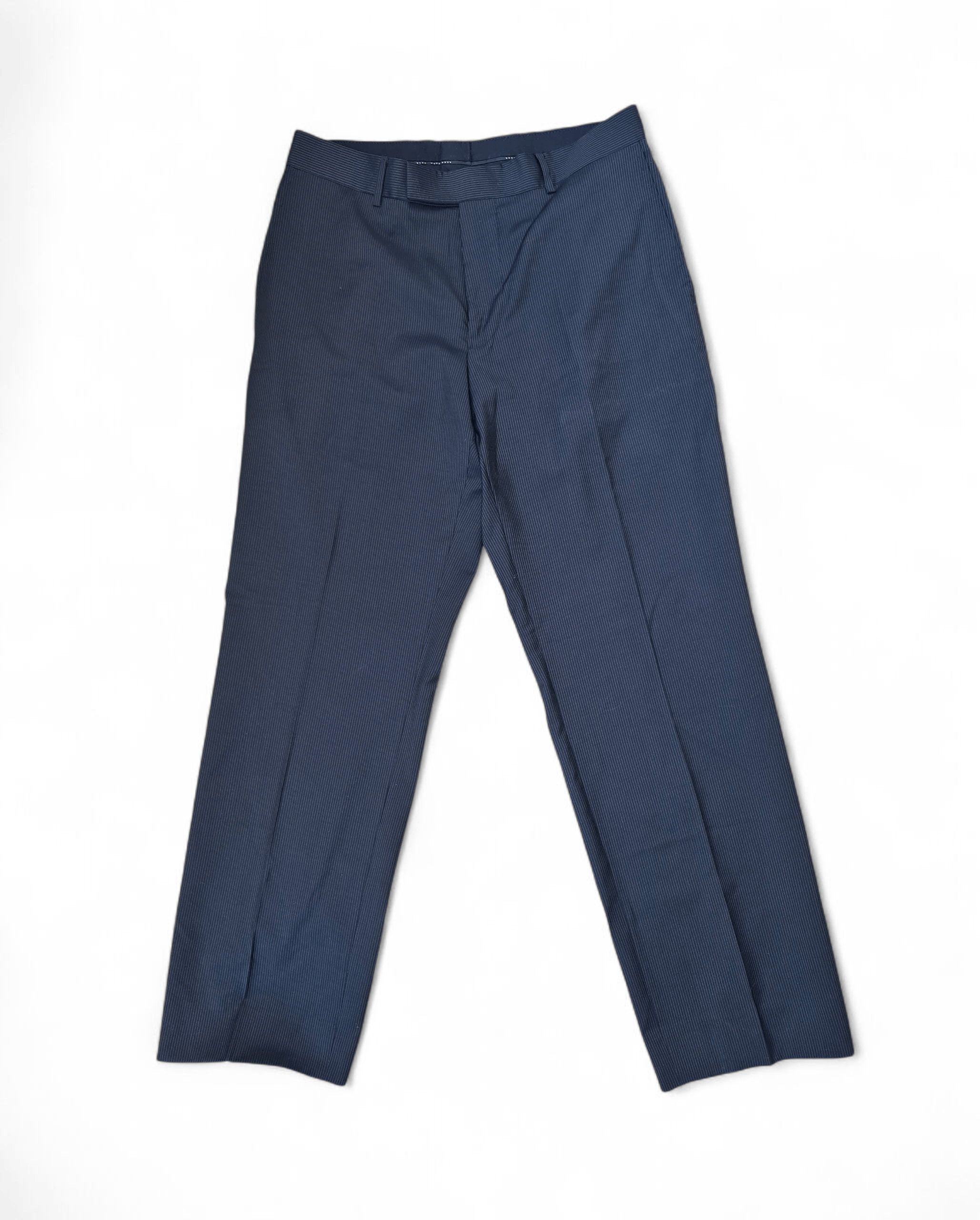 Hugo Boss Vintage Hugo Boss Striped Virgine Wool Pants Size US 30 / EU 46 - 1 Thumbnail