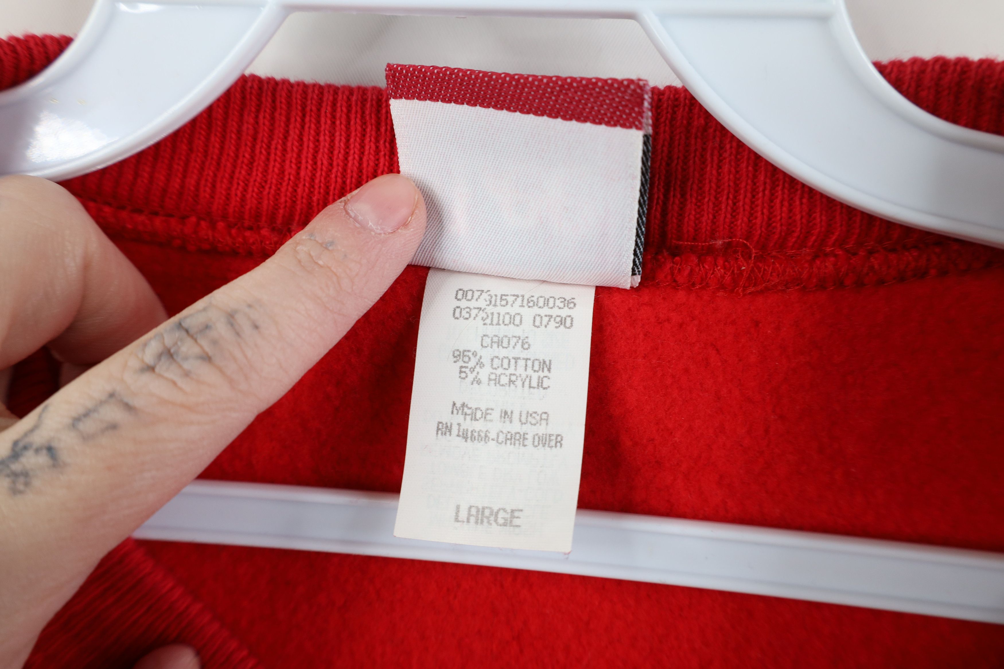 Vintage Vintage 90s Streetwear Reverse Weave Heavy Sweatshirt USA Size US L / EU 52-54 / 3 - 11 Thumbnail