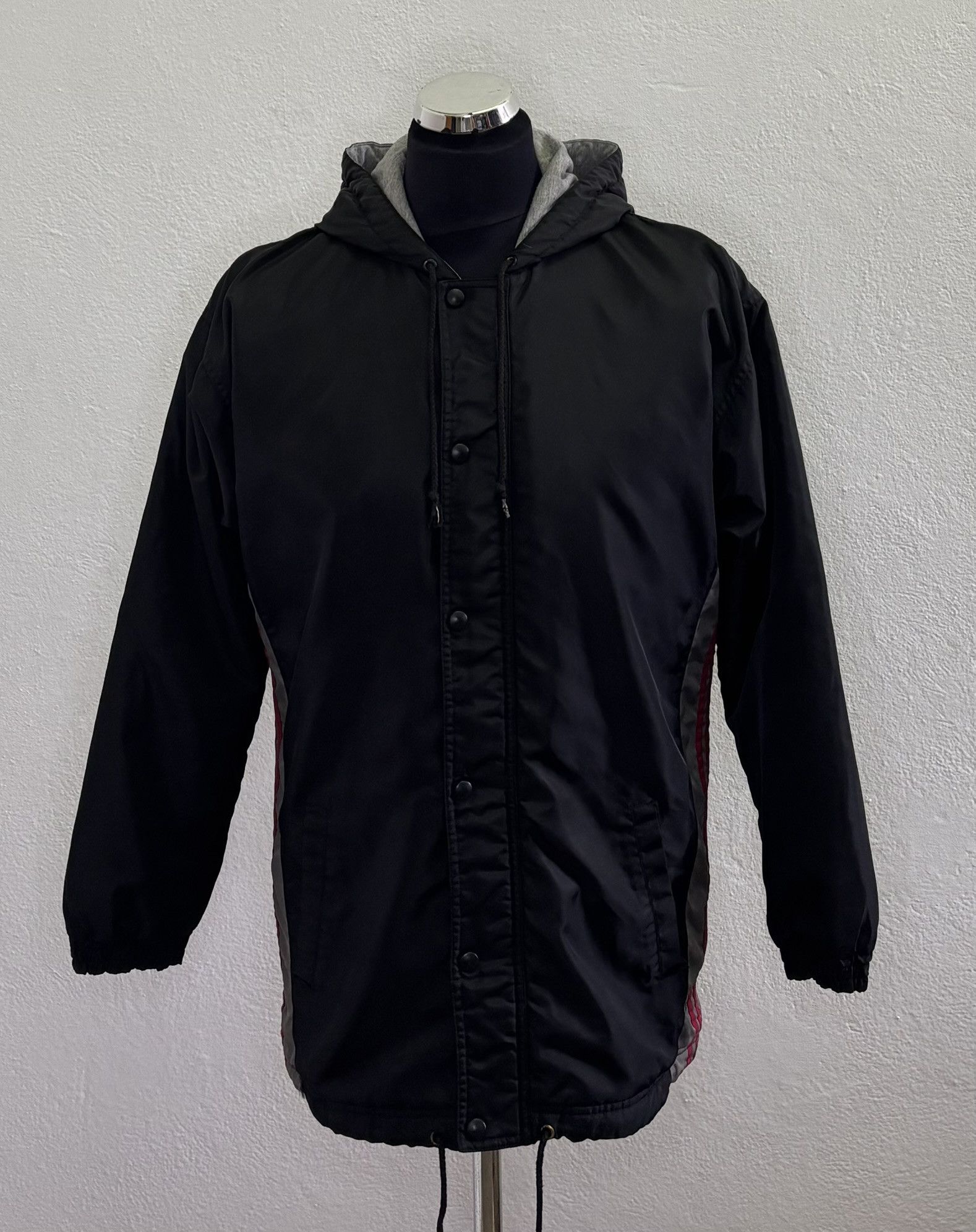 Adidas Adidas vintage 90s jacket zippered hood size XL Size US XL / EU 56 / 4 - 1 Thumbnail
