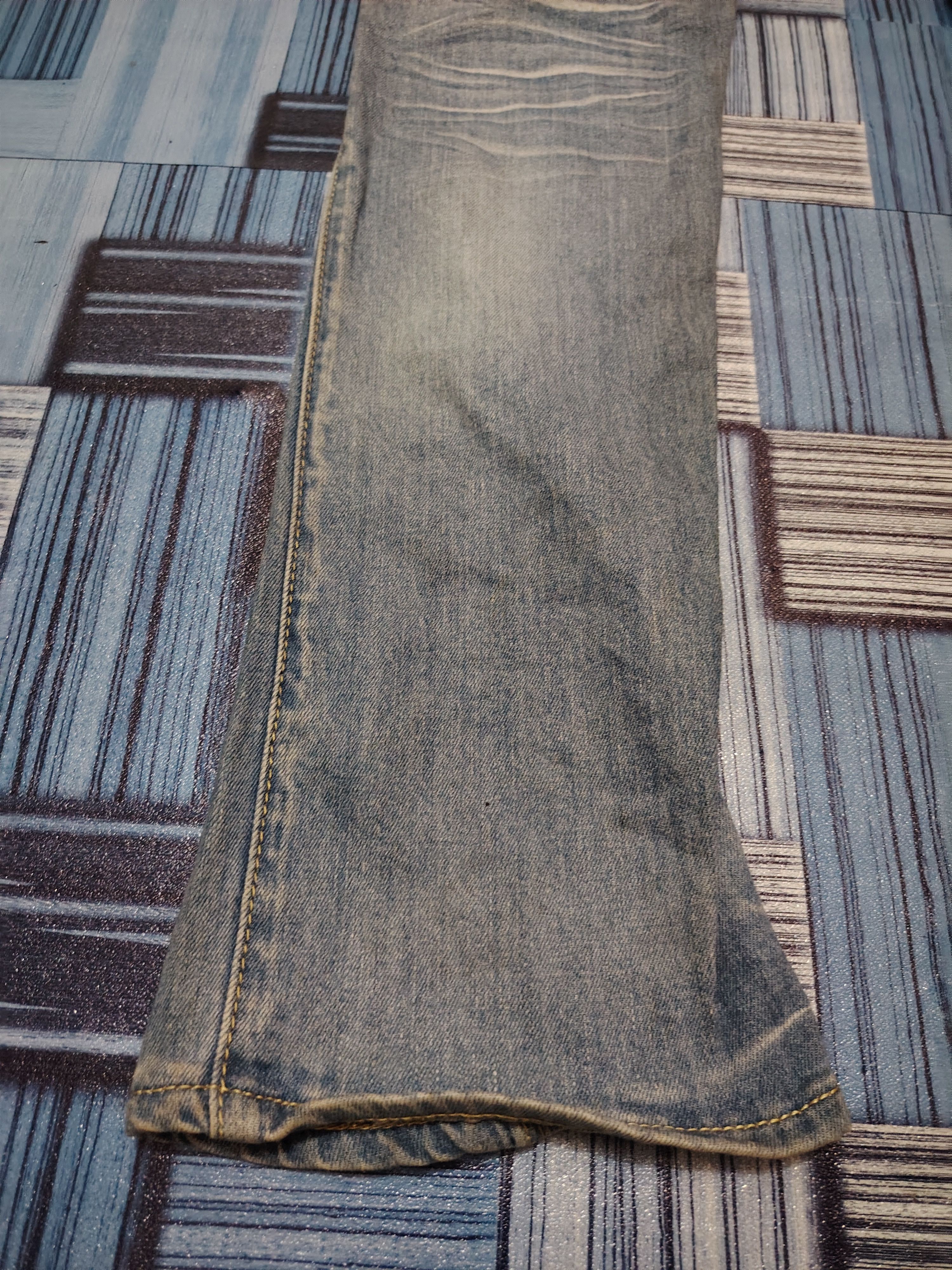 If Six Was Nine Japanese Nicole Club for men Distressed denim Flared Jeans Size US 30 / EU 46 - 20 Thumbnail
