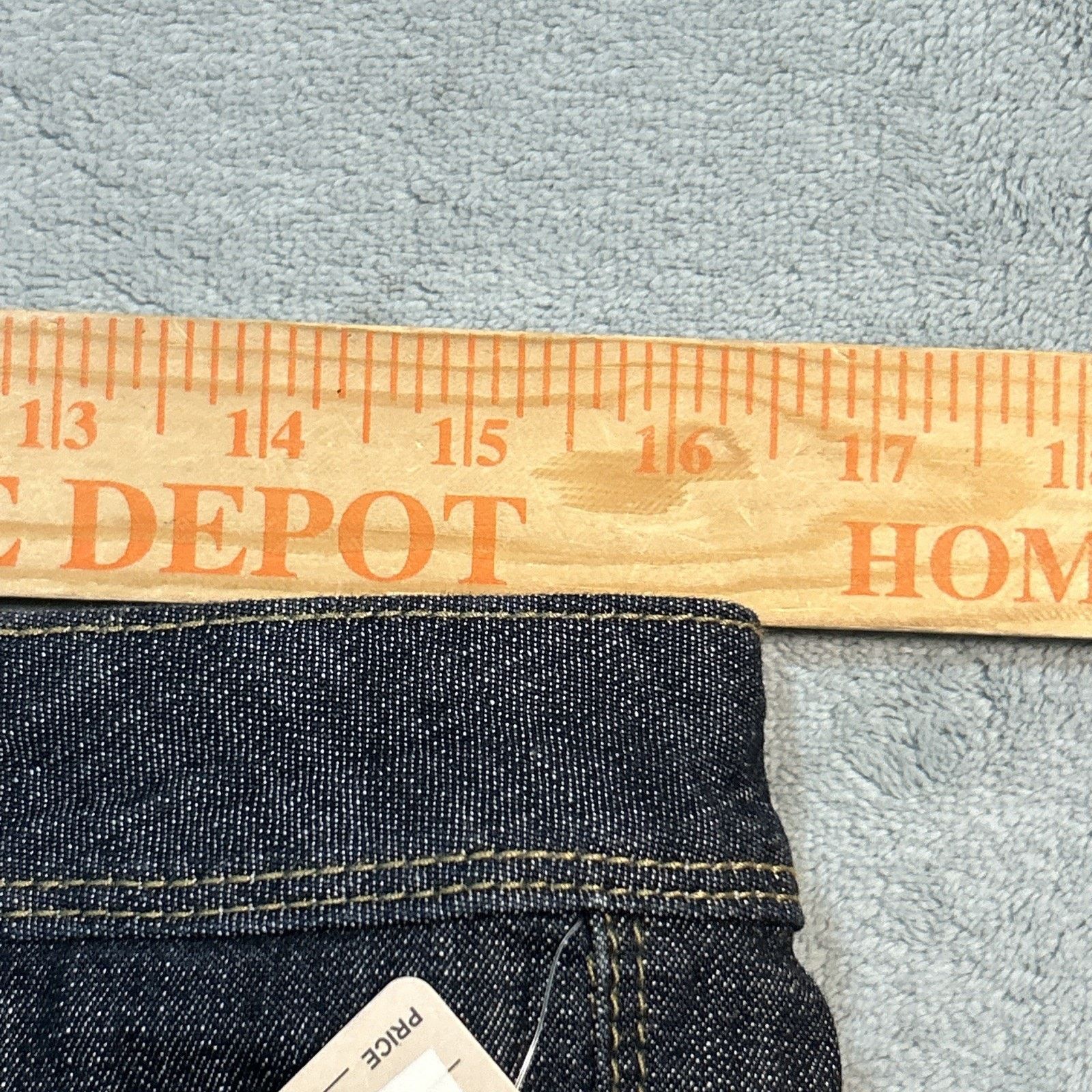 JNCO DeadStock Dojo Style Jeans Womens 13 33x33 Hamilton Wide Leg Size 33" - 6 Thumbnail