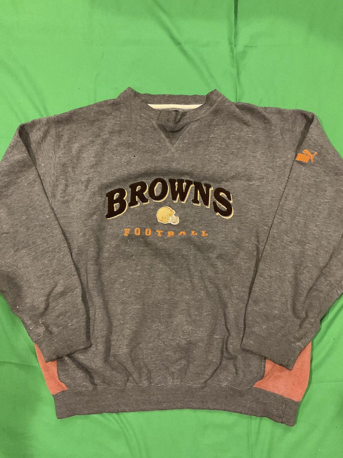 NFL × Vintage Vintage Cleveland Browns NFL crewneck sweatshirt Size US XL / EU 56 / 4 - 1 Thumbnail