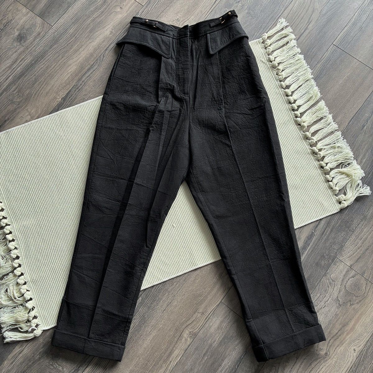 Acler Acler Carlton High Waisted Black Pants Size 30" / US 8 / IT 44 - 1 Thumbnail
