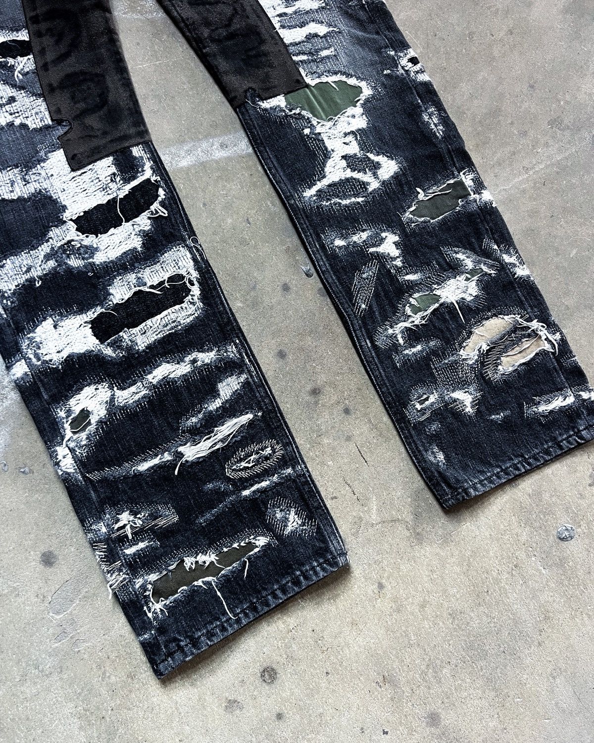 Givenchy DESTROYED BORO MOLESKIN DENIM BY MMW Size US 30 / EU 46 - 3 Thumbnail